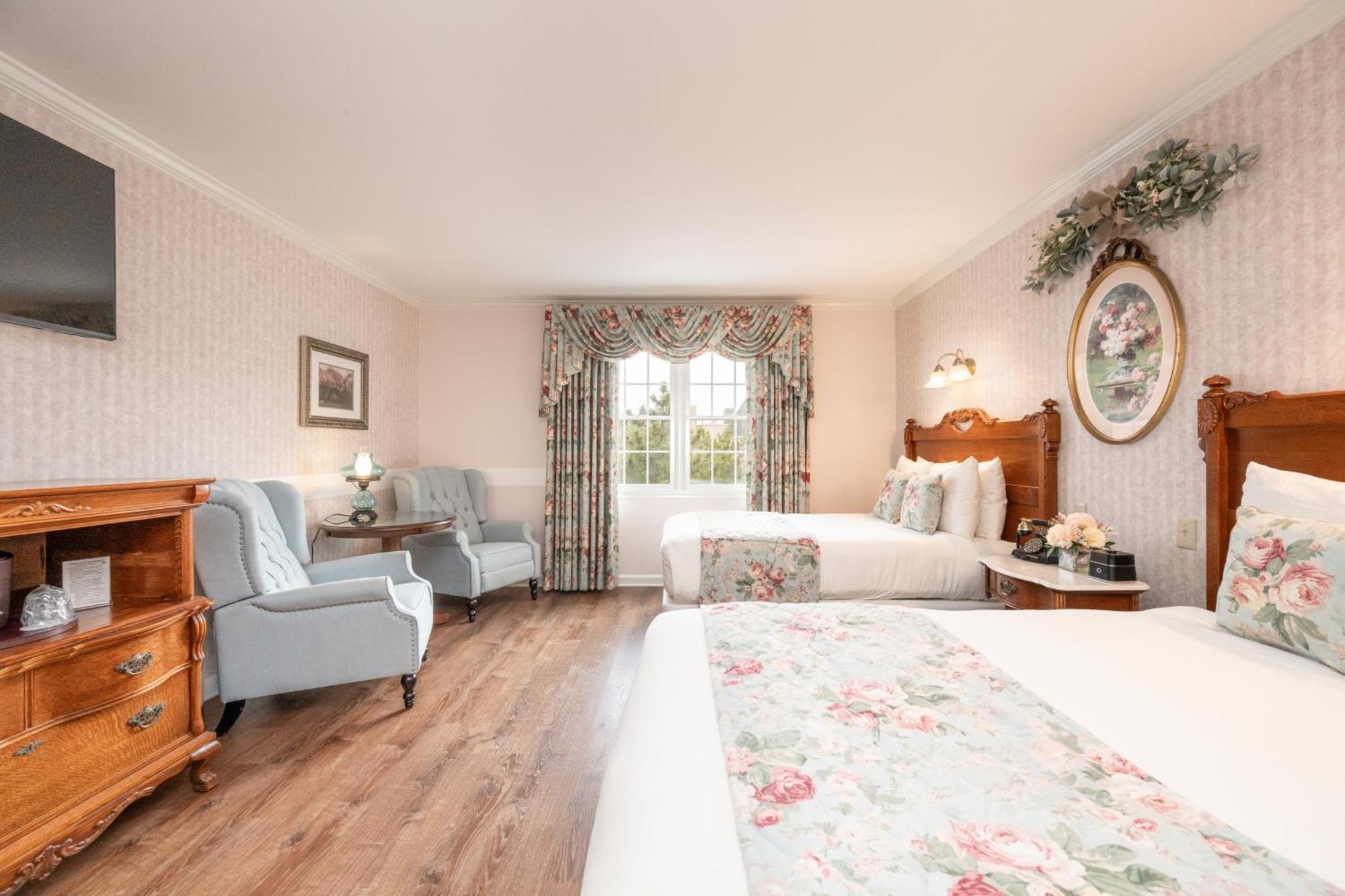 Standard Room Two Double Beds Disability Access