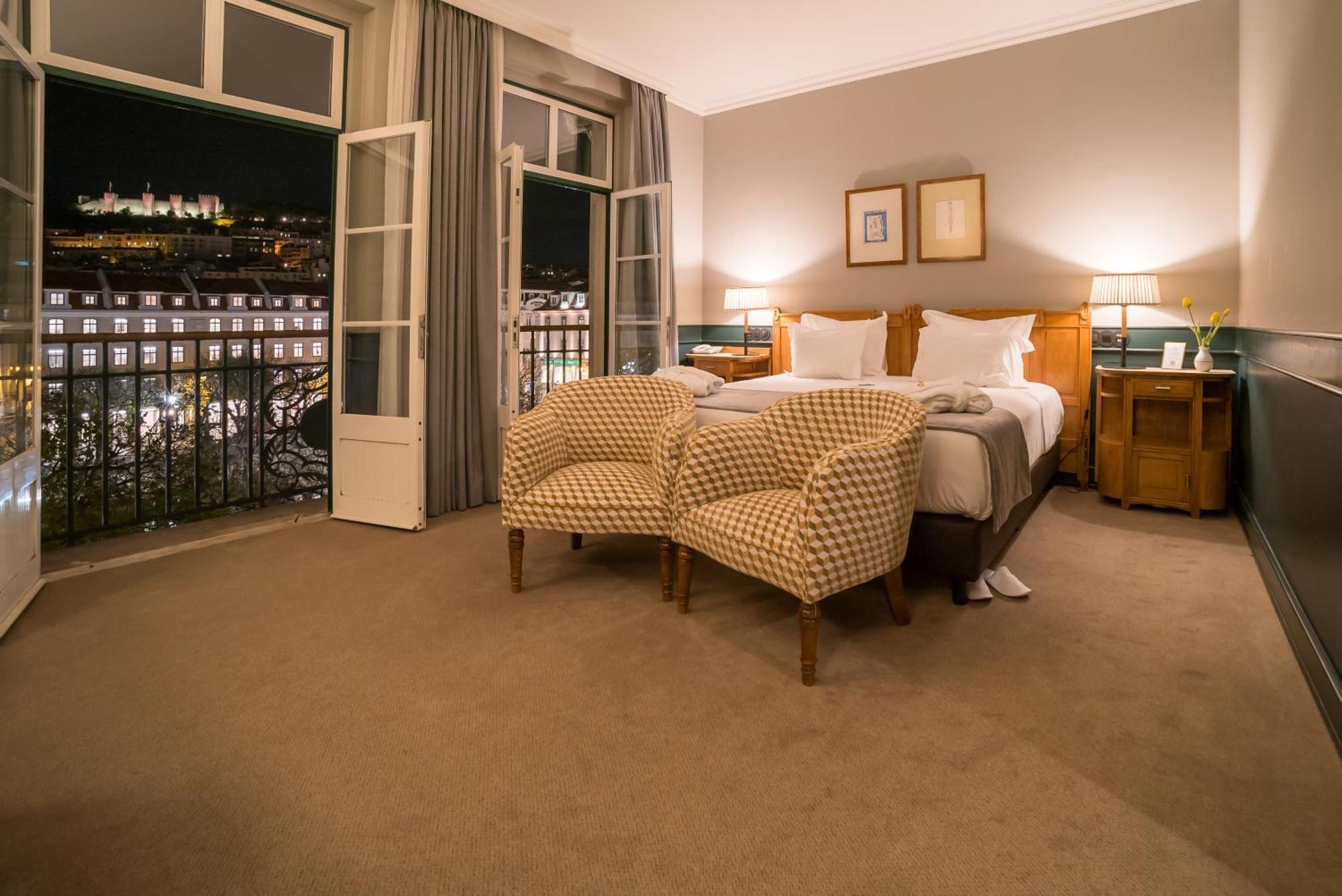 Double or Twin Room Rossio Square view