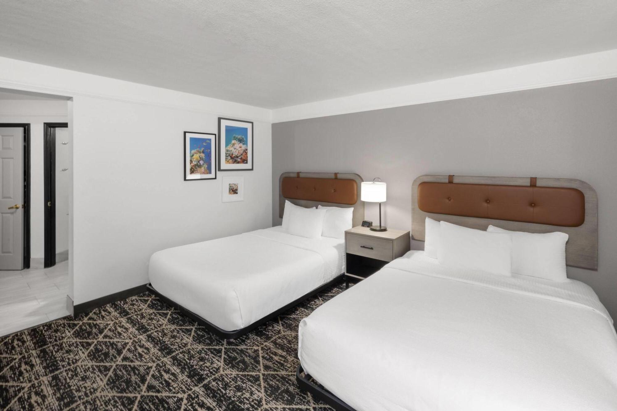 Doube Room Two Double Beds Roll Shower Mobility or Hearing Accessible Non-Smoking