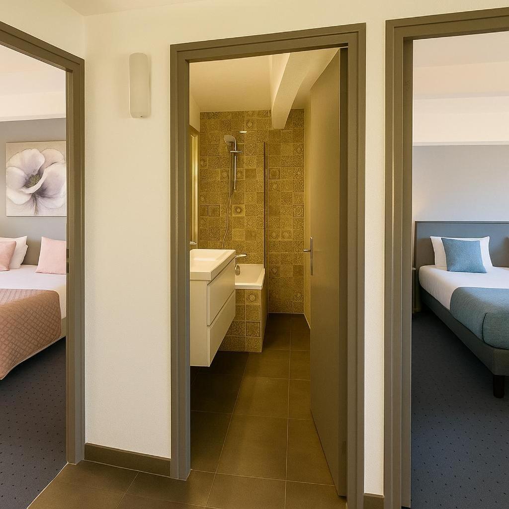 Connecting Rooms heated swimming pool access