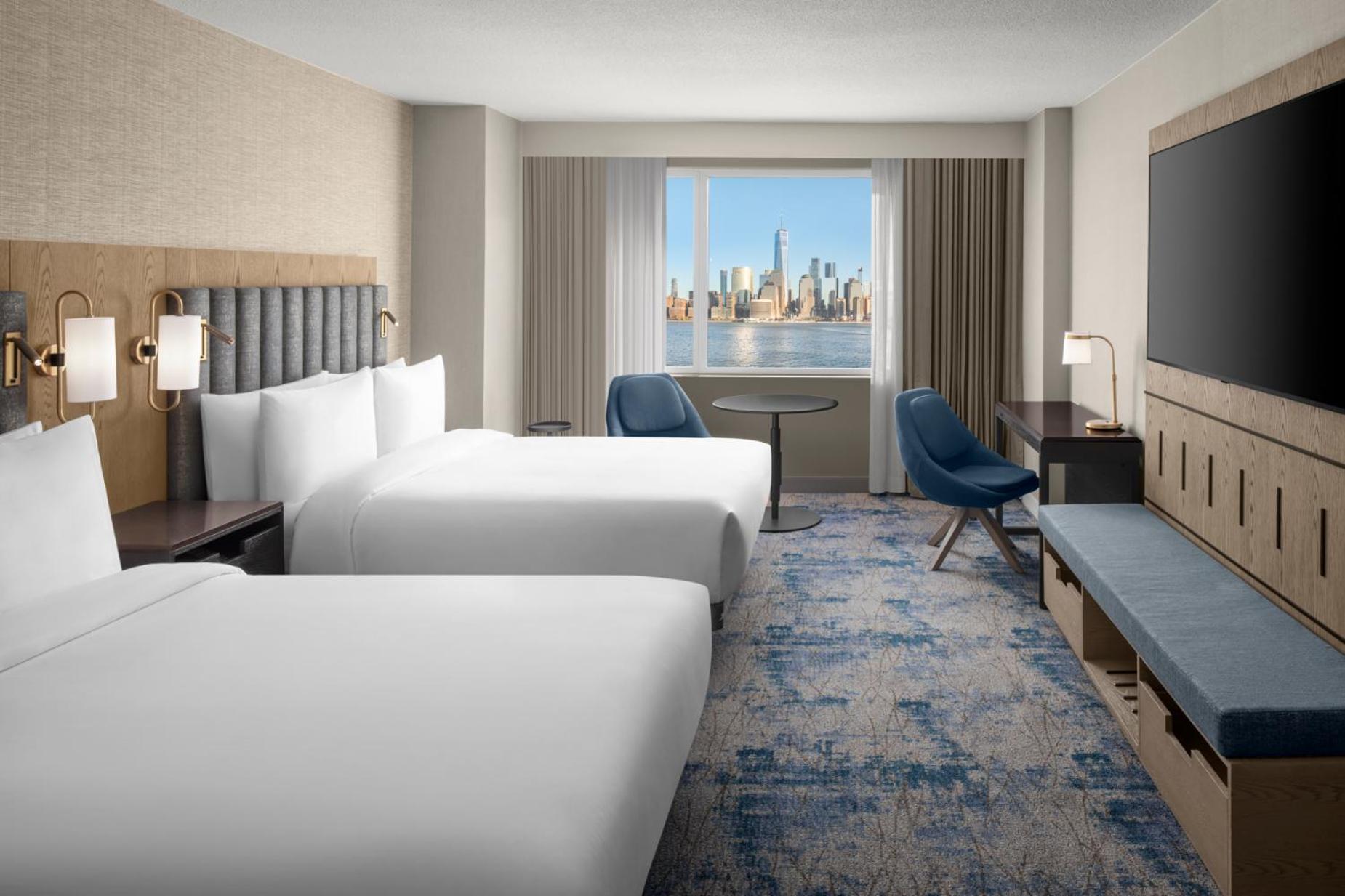 Double Room with Two Double Beds and New York City View