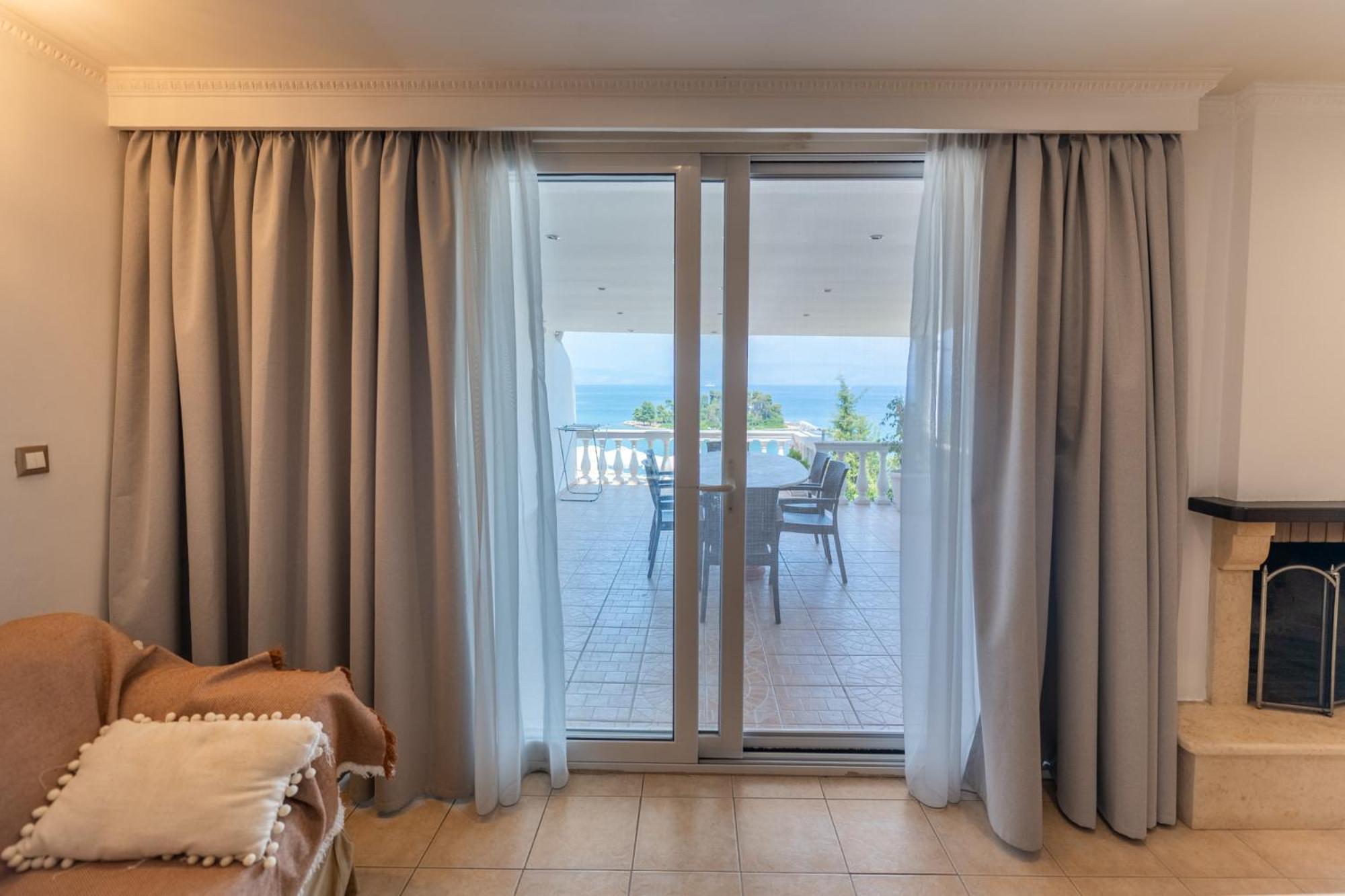 Superior Suite Private Terrace Pontikonisi island view Annex