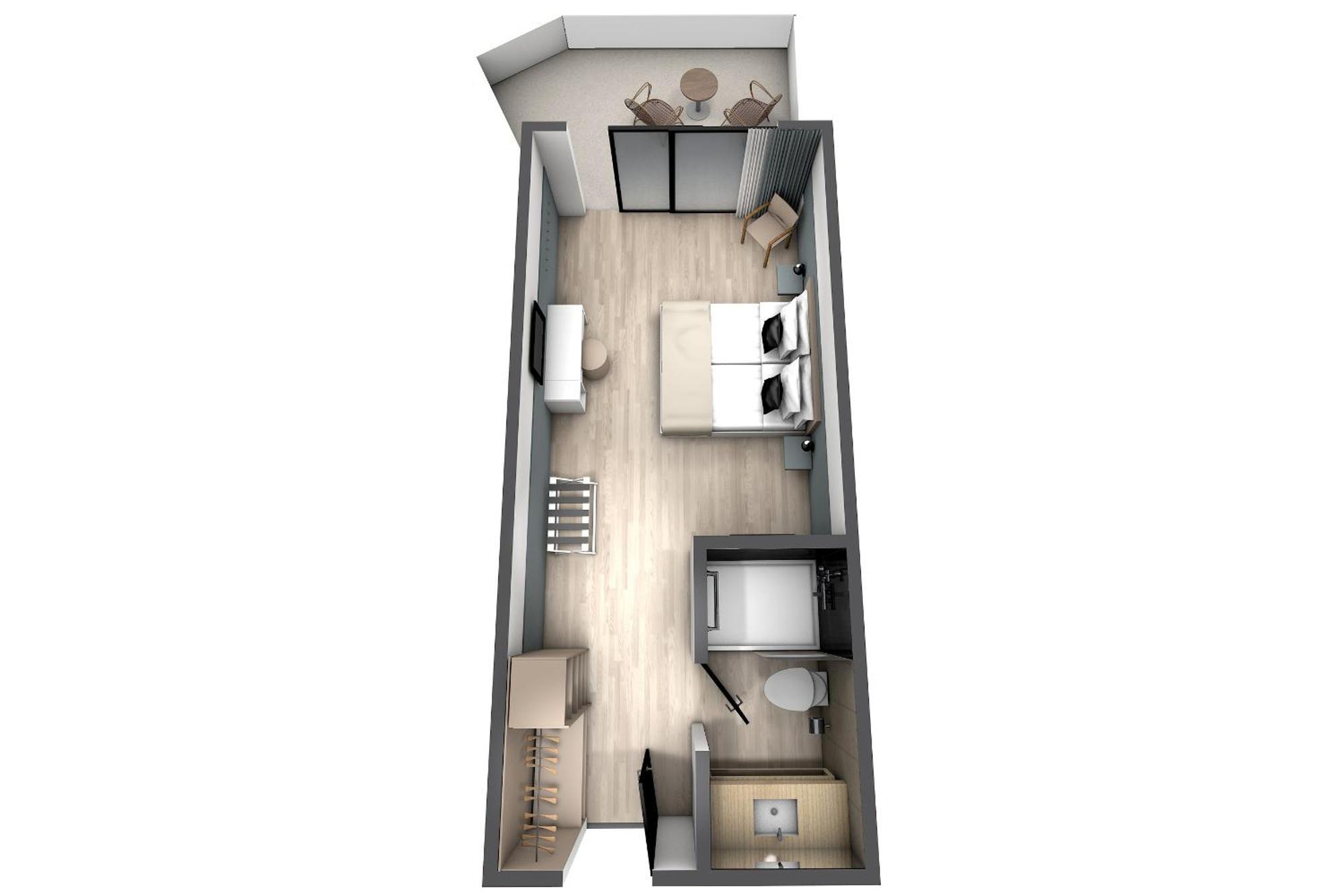 Standard Twin Room Sea View