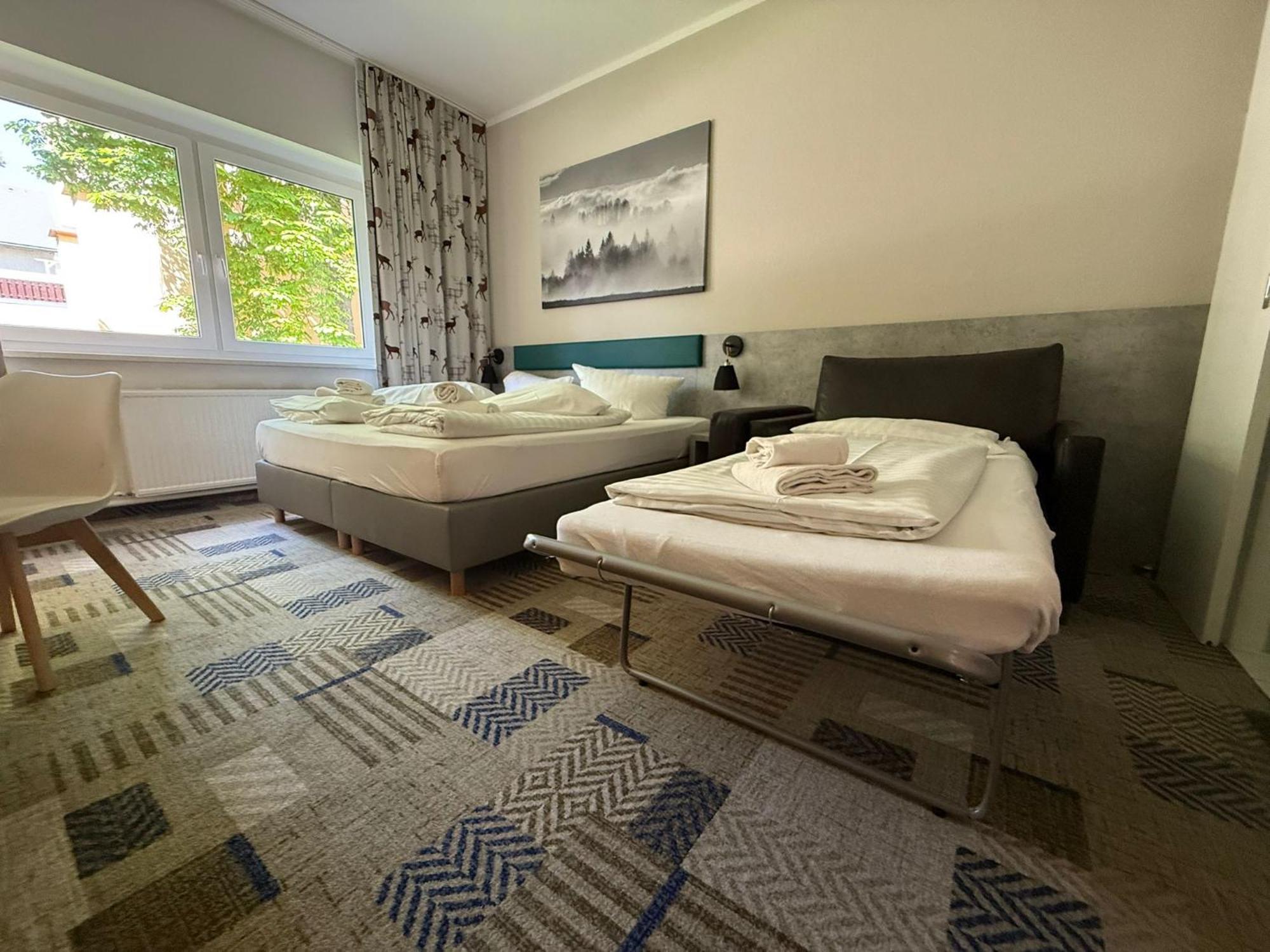 Double Room possibility of extra sofa bed