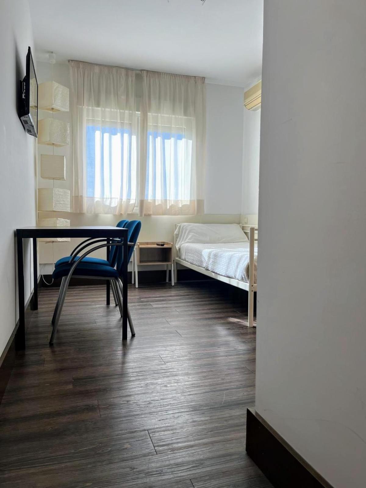 One-Bedroom Apartment double bed balcony