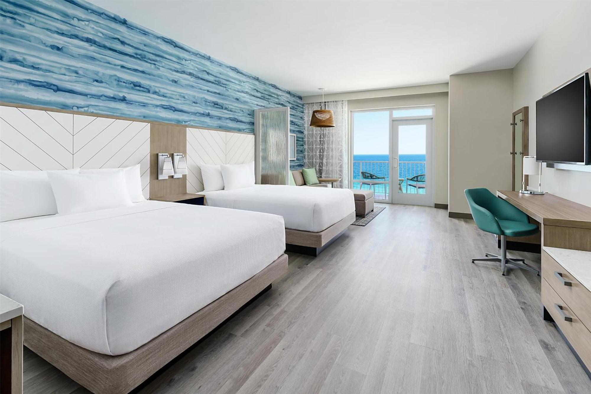 Queen Room Two Queen Beds Balcony Gulf View High Floor