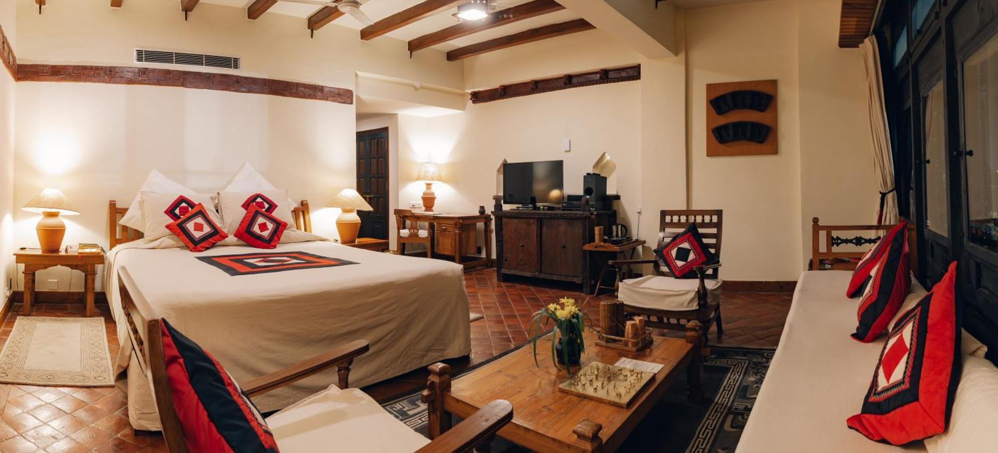 Heritage Deluxe Room on F&B at Outlets Early check Check out upto 2 hours Subject to Availability