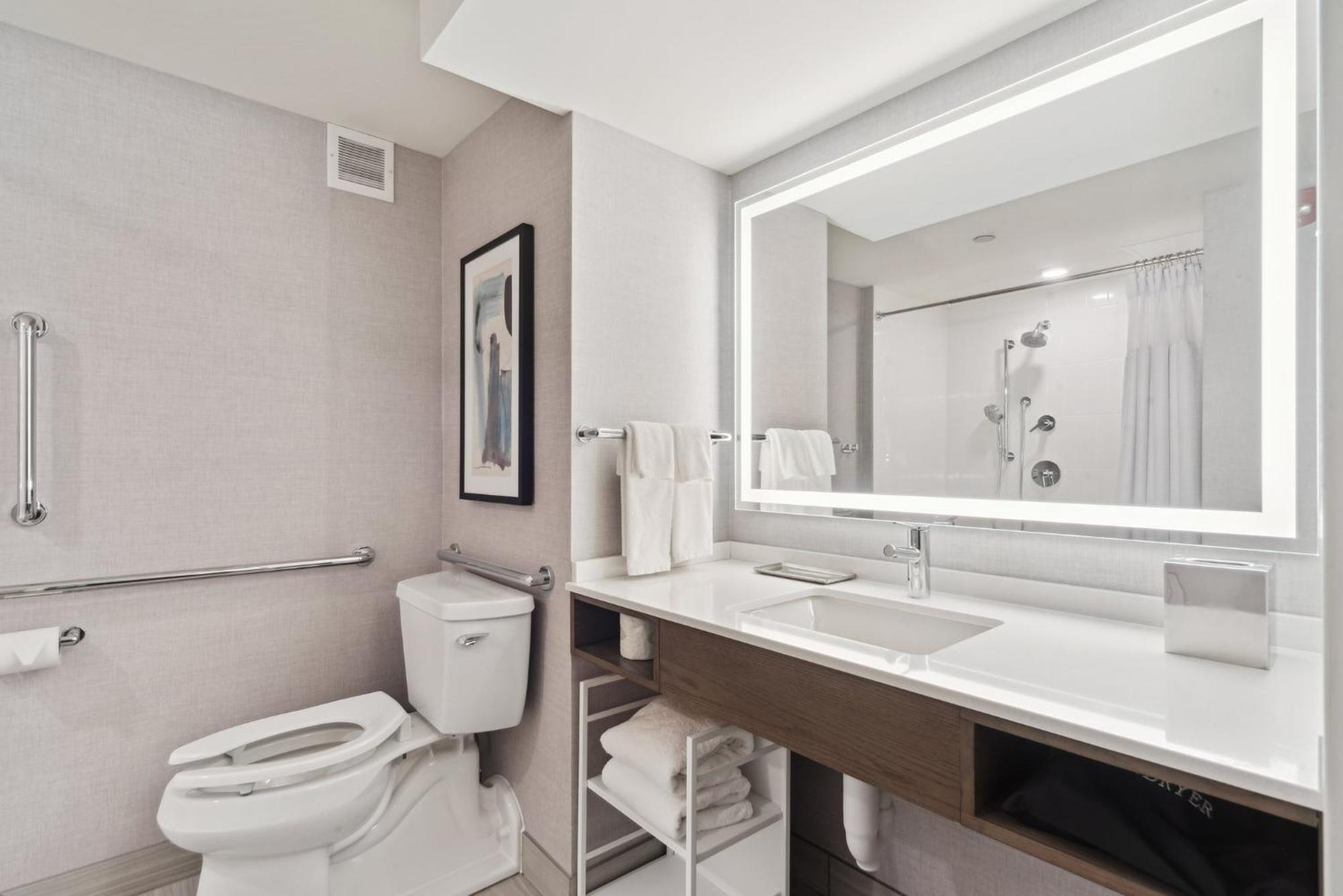 King Room Mobility Accessible Roll Shower Non-Smoking