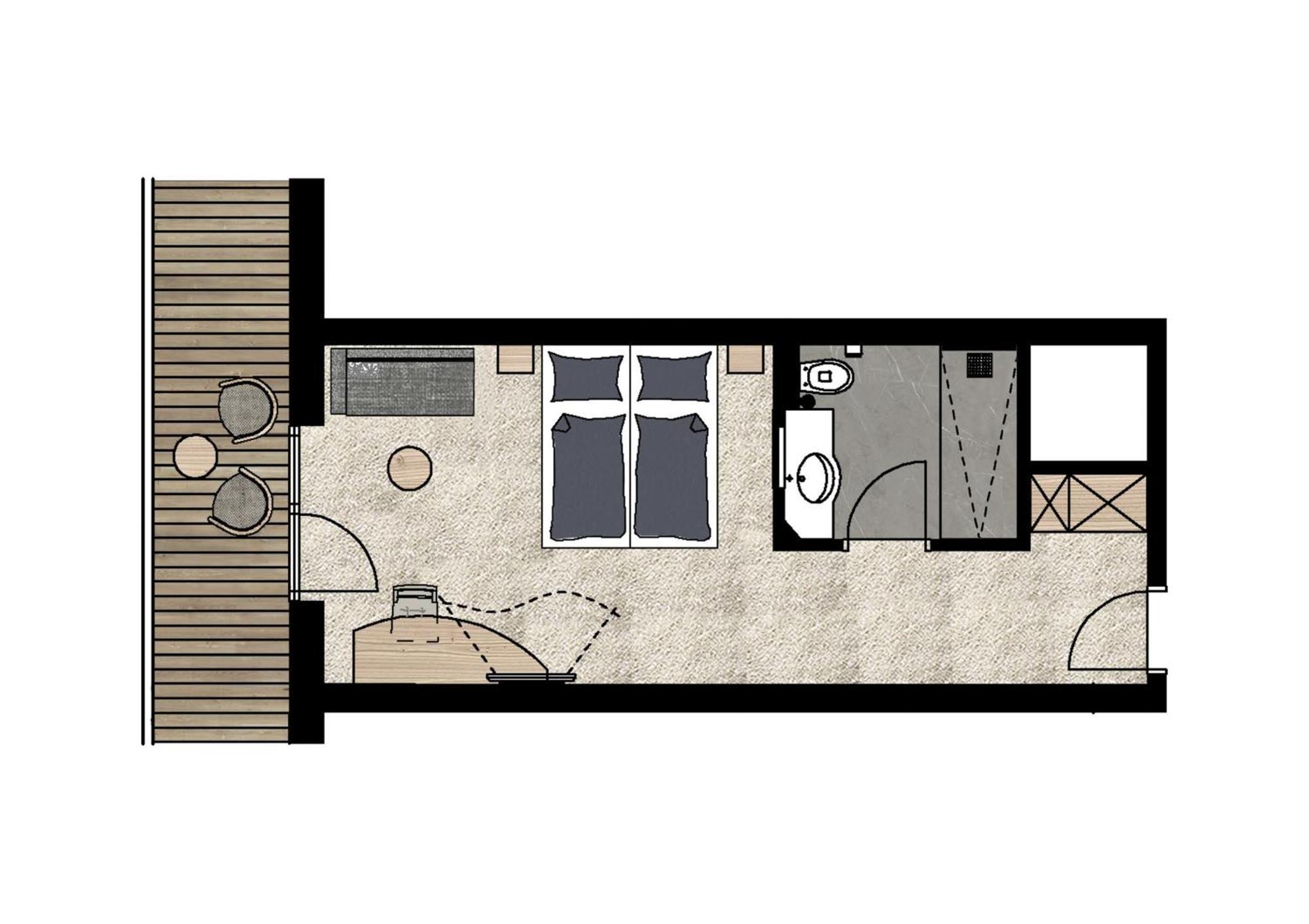 Standard Double Room Balcony
