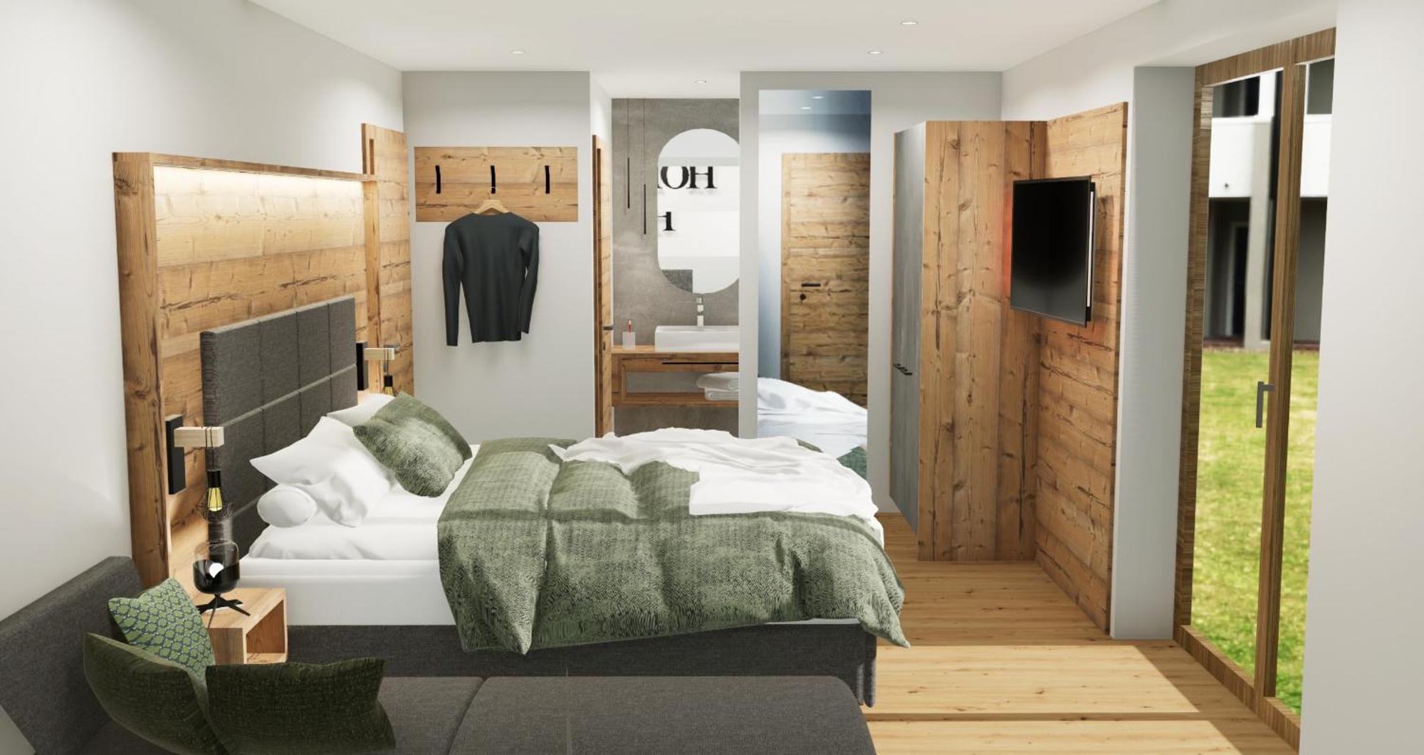 Doppelzimmer mit Balkon