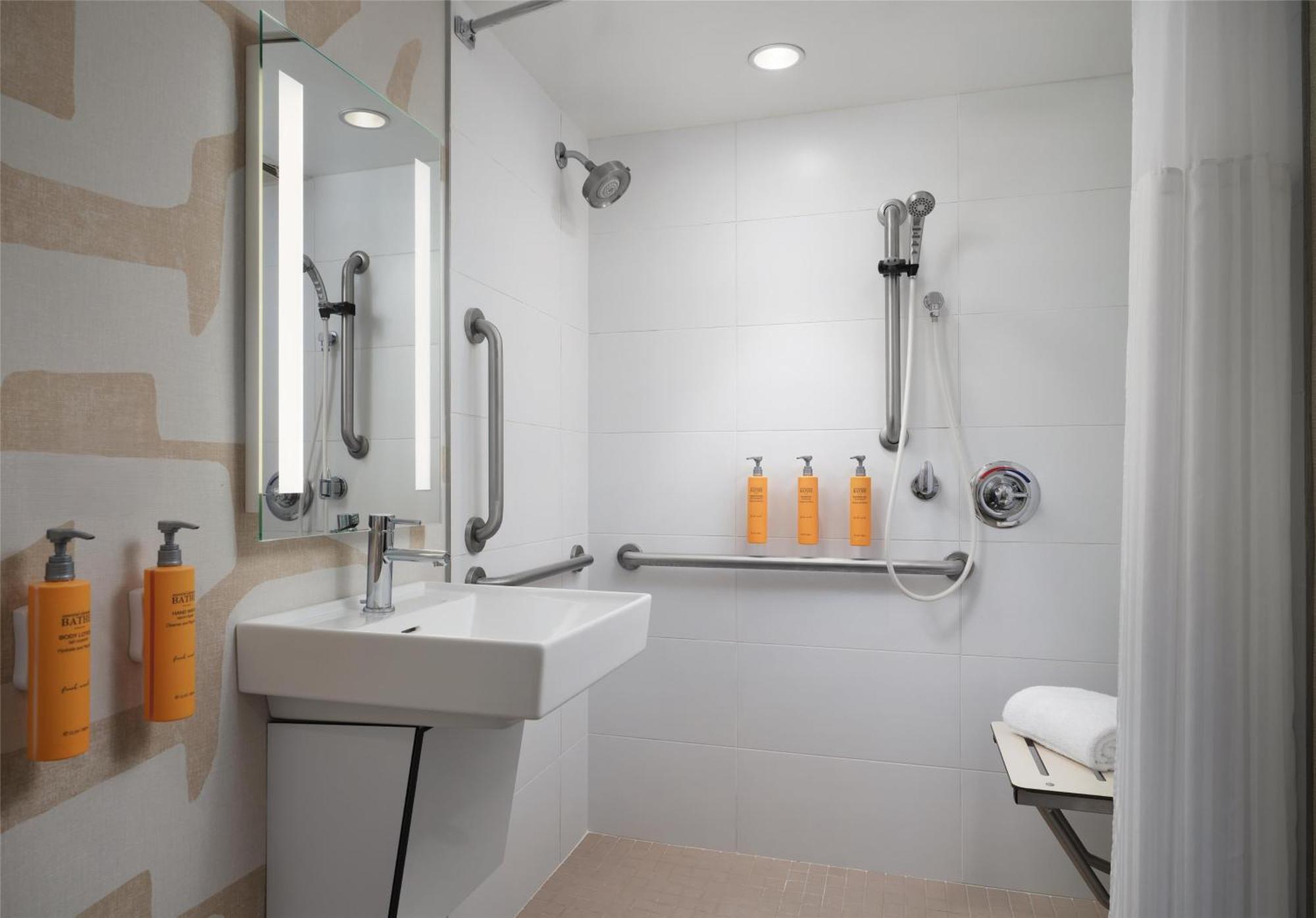 Mobility Accessible Studio Suite King Roll Shower
