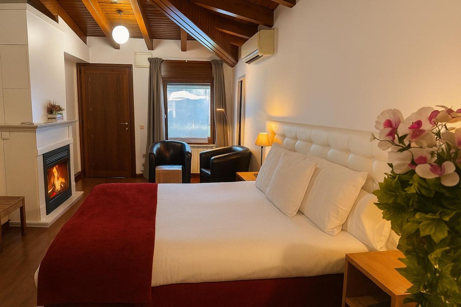 Superior Double Room fireplace Spa Access