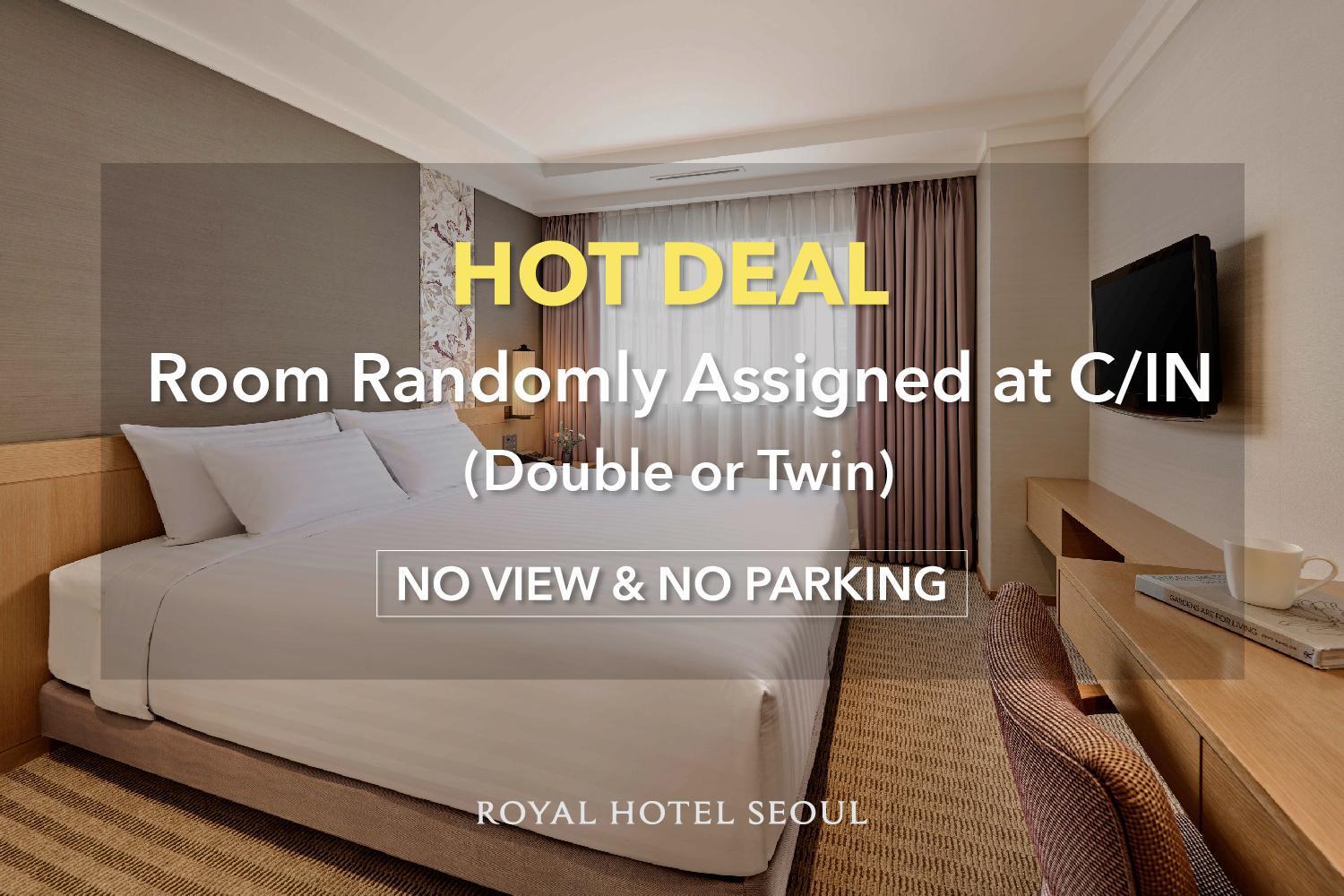 [Hot Deal] Room Randomly Assigned on Arrival Double or Twin No View & No