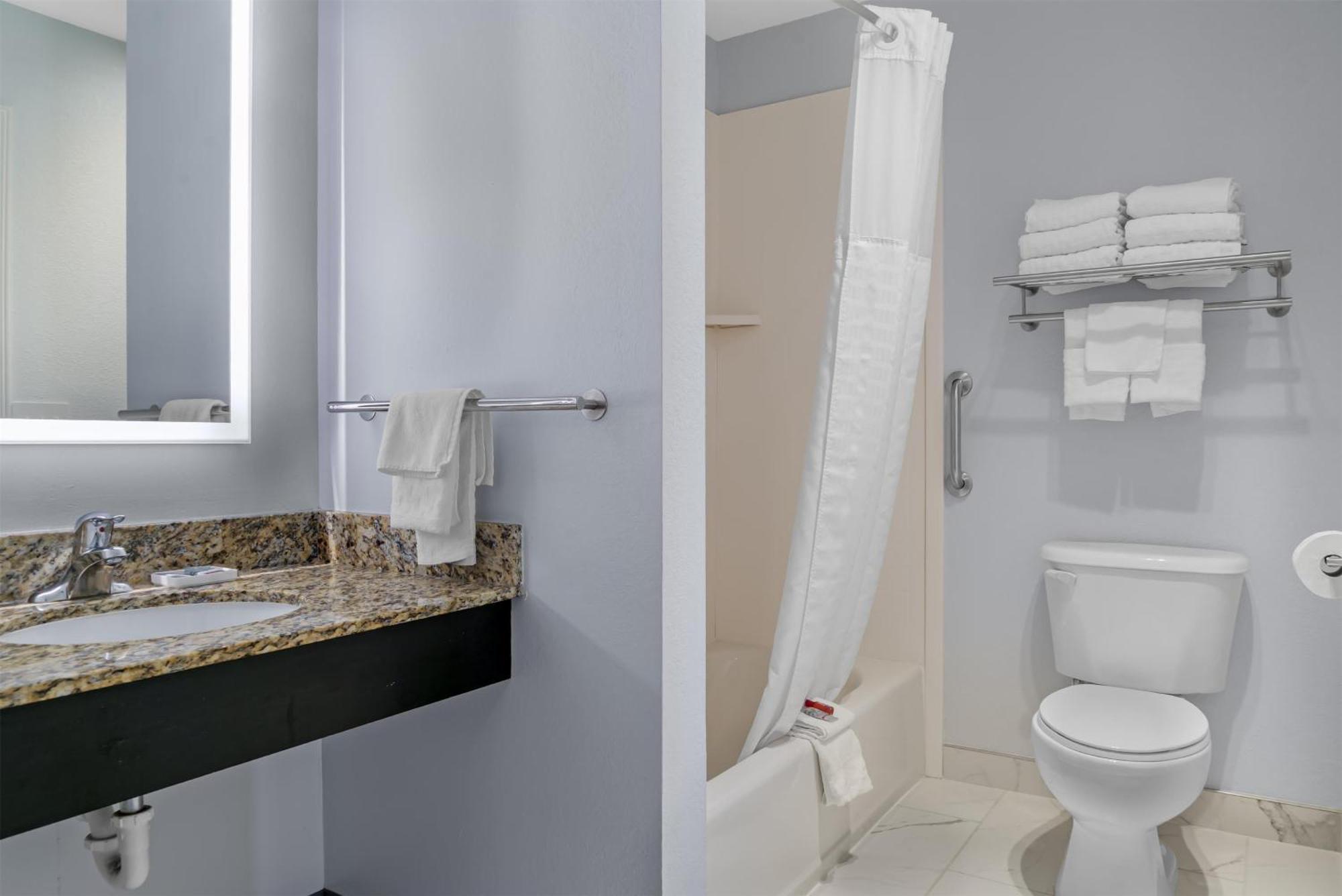 Two-Bedroom Suite Mobility Accessible Roll Shower Non-Smoking