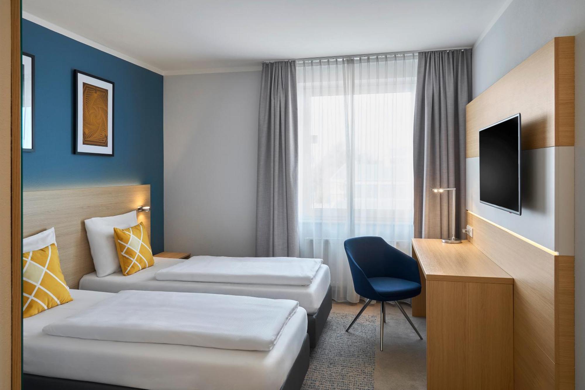 Standard Twin Room Two Twin Beds Street View