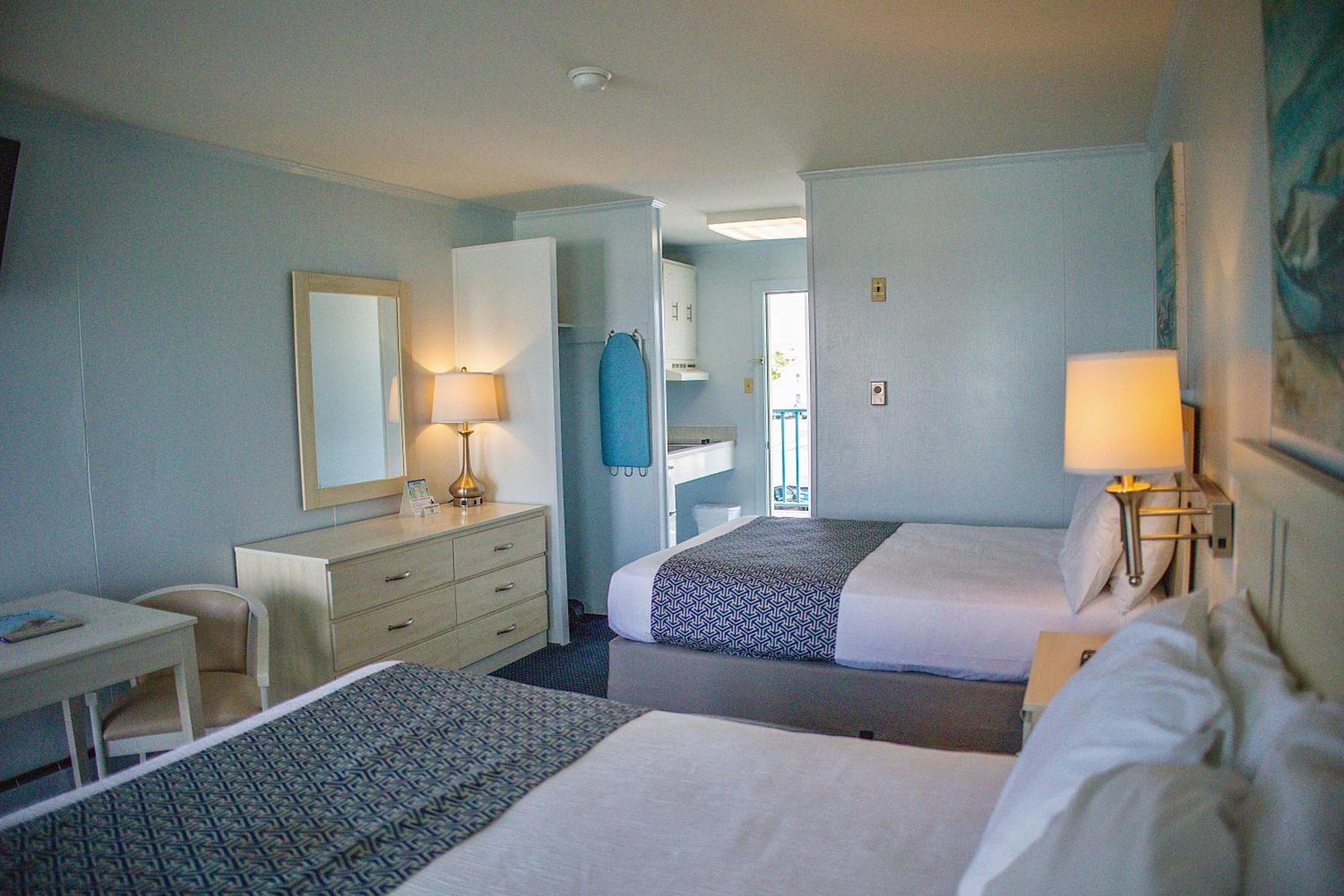 Double Room Two Double Beds Bay Front View