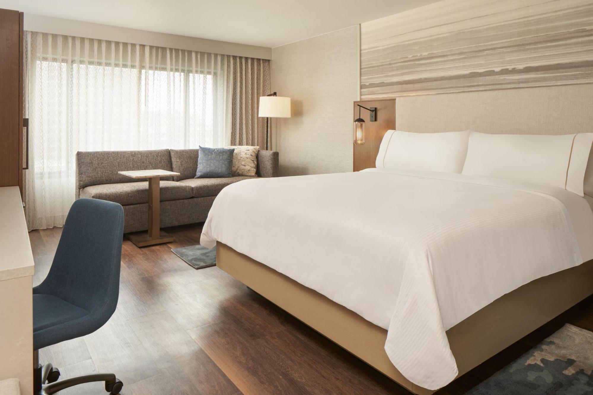 Guest room, 1 King, Sofa bed, City view