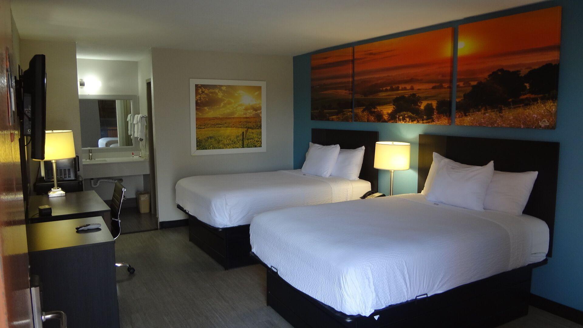 Deluxe Double Room Two Double Beds Non-Smoking