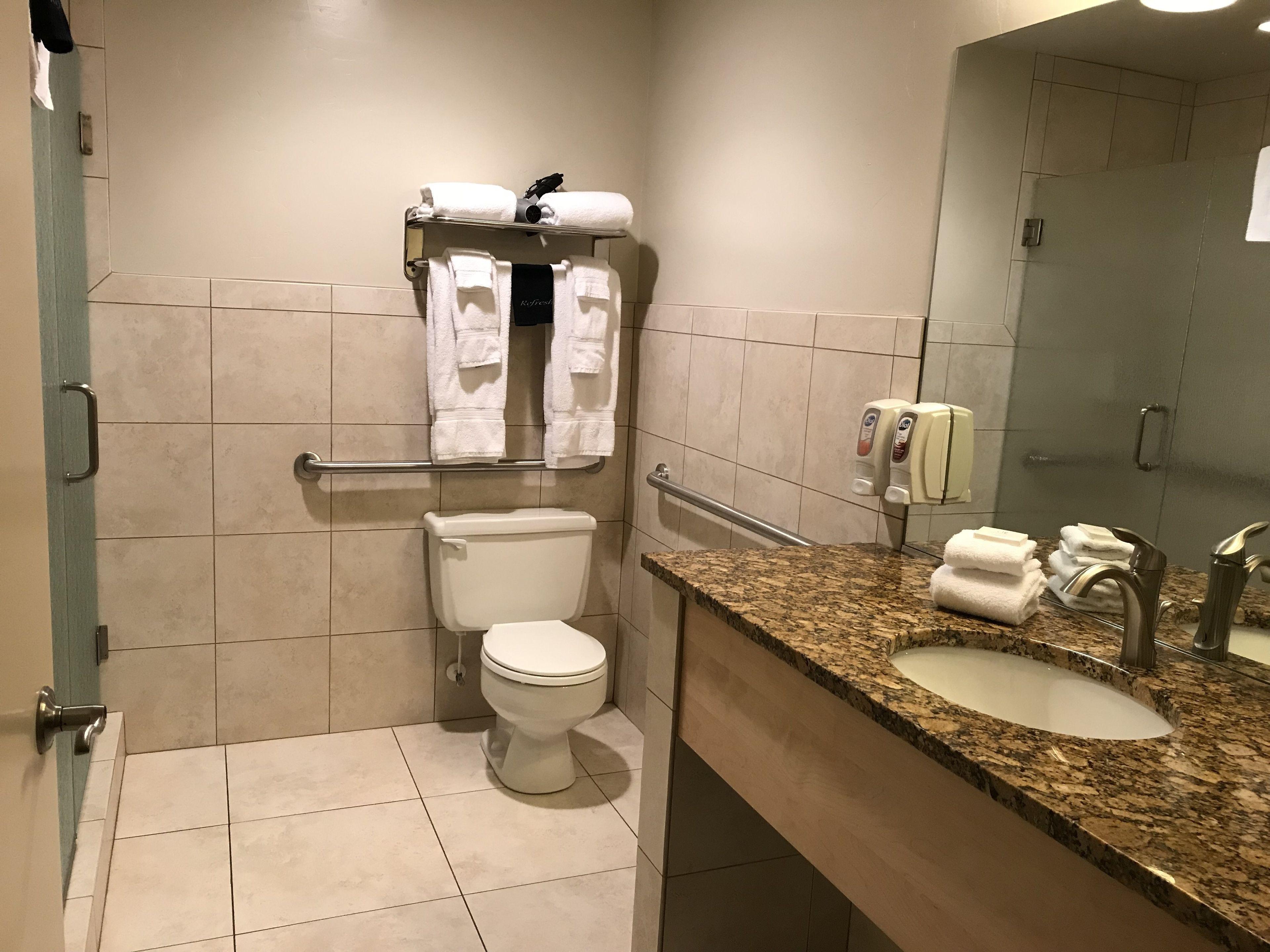Queen Room Two Queen Beds Walk Shower Disability Access