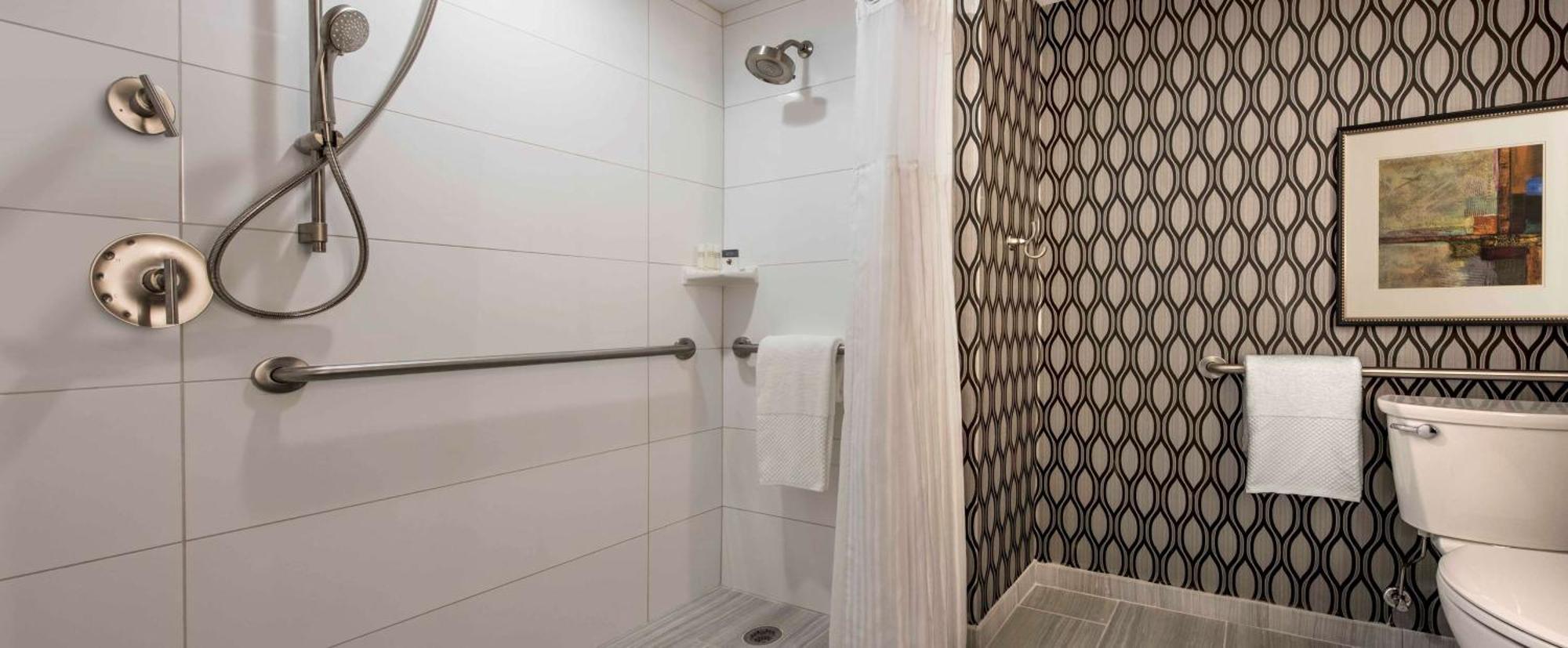 King Room Roll Shower Mobility Access or Non-Smoking