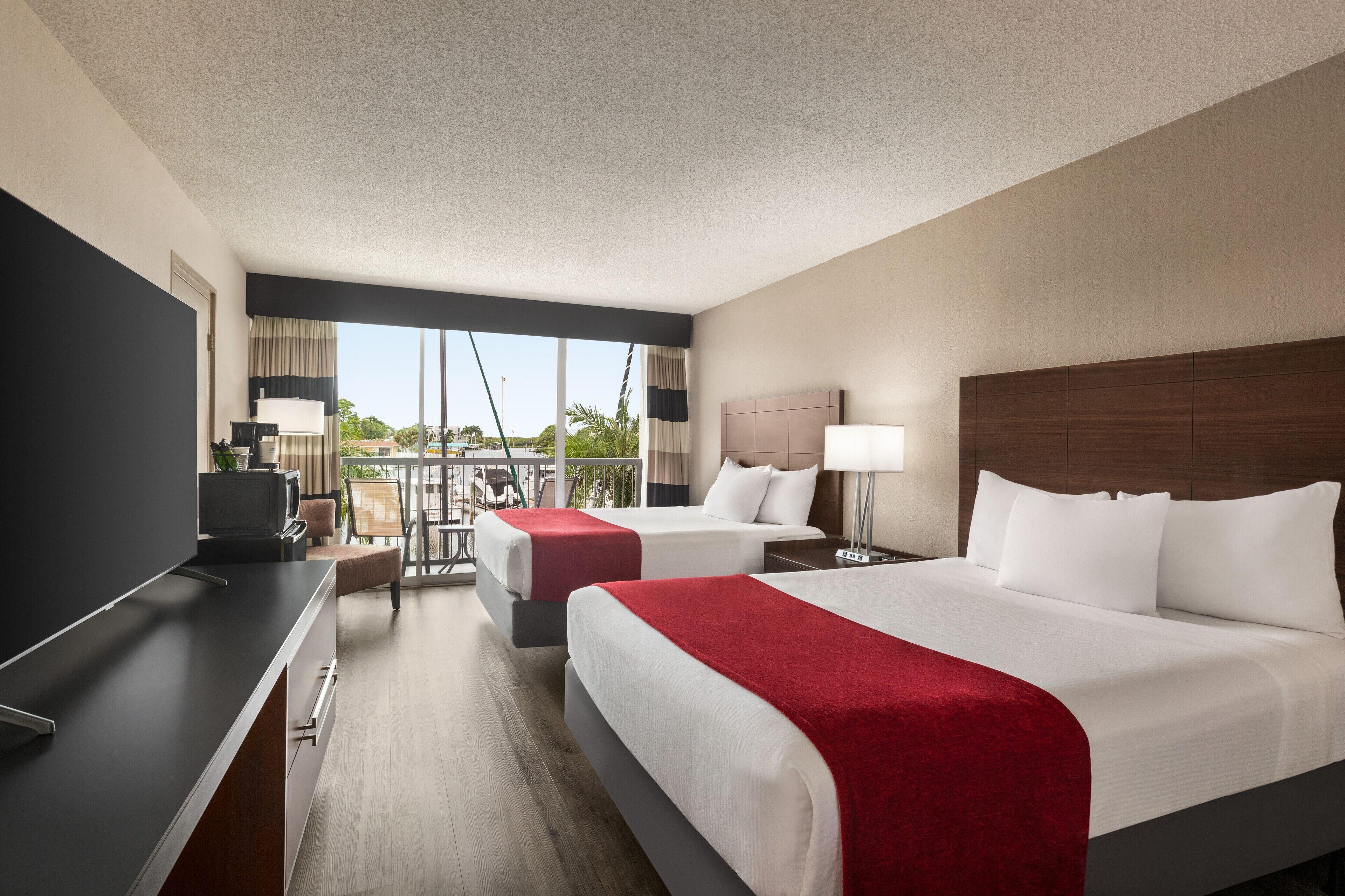 2 Queen Beds Balcony or Patio Water View Non-Smoking