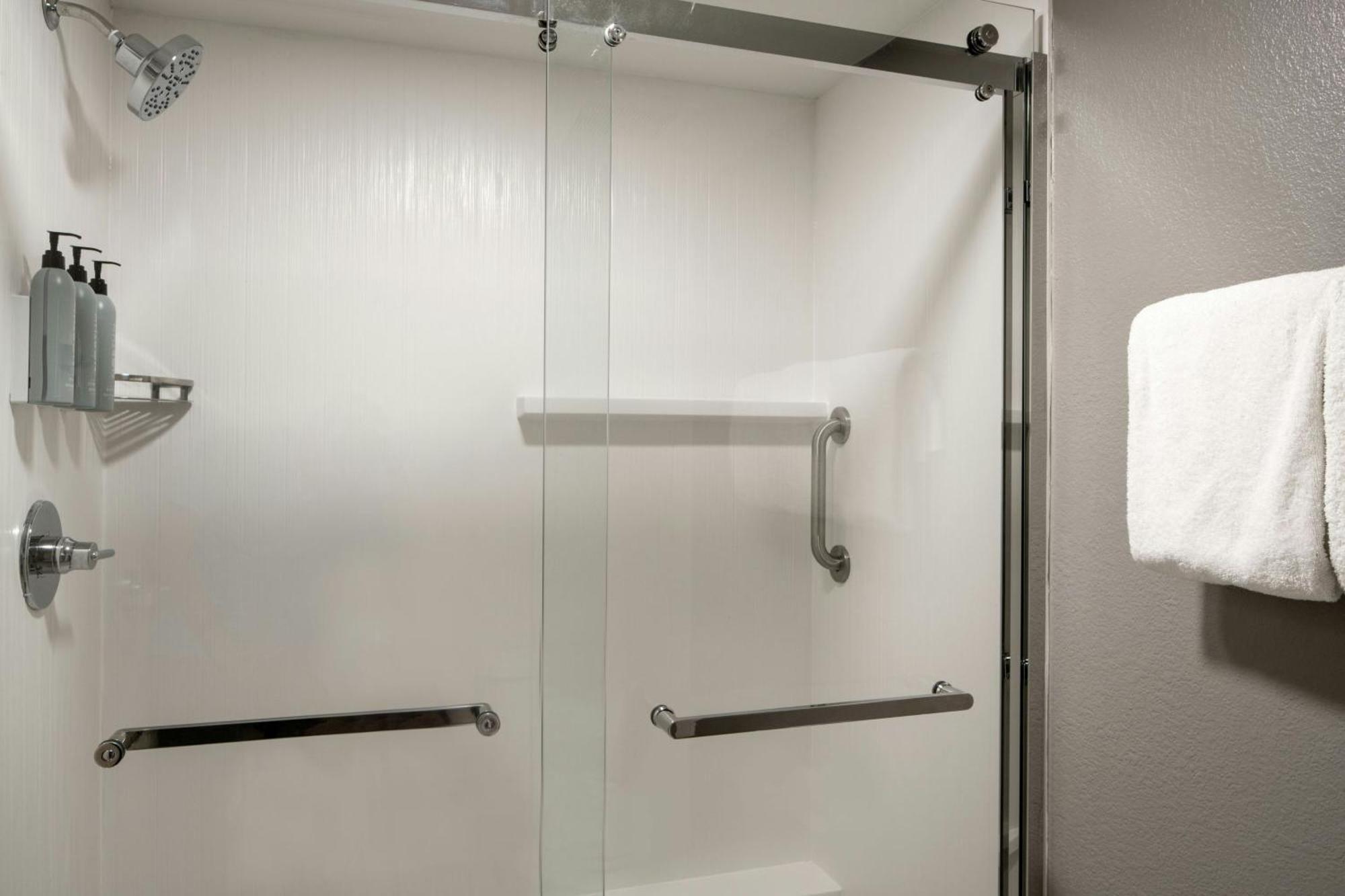 One-Bedroom King Suite Balcony Roll Shower Sofa Bed Mobility Access or Hearing Accessible