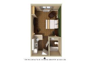 Studio 2 Queen Beds Non-Smoking