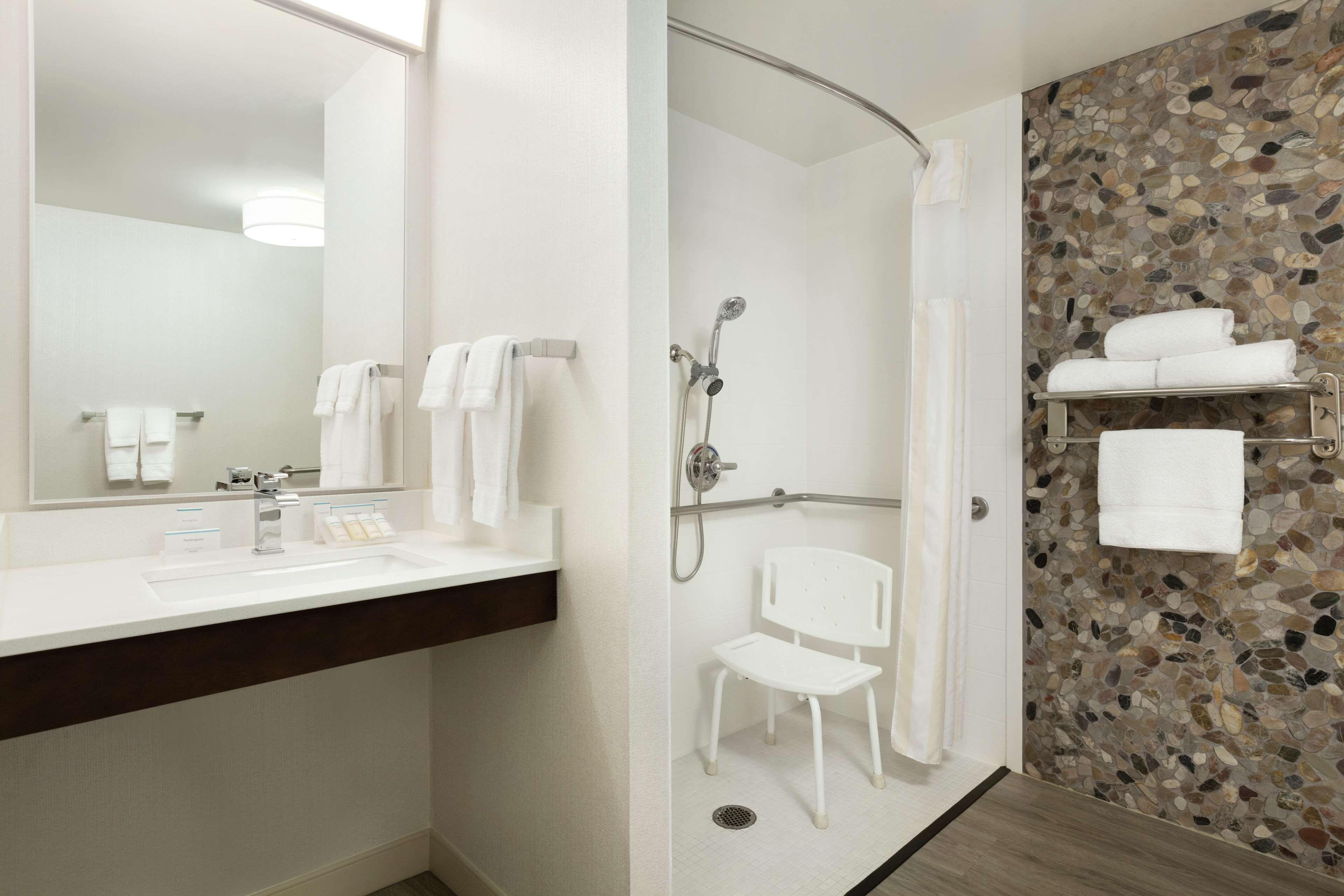 King Room Roll Shower Mobility or Hearing Accessible
