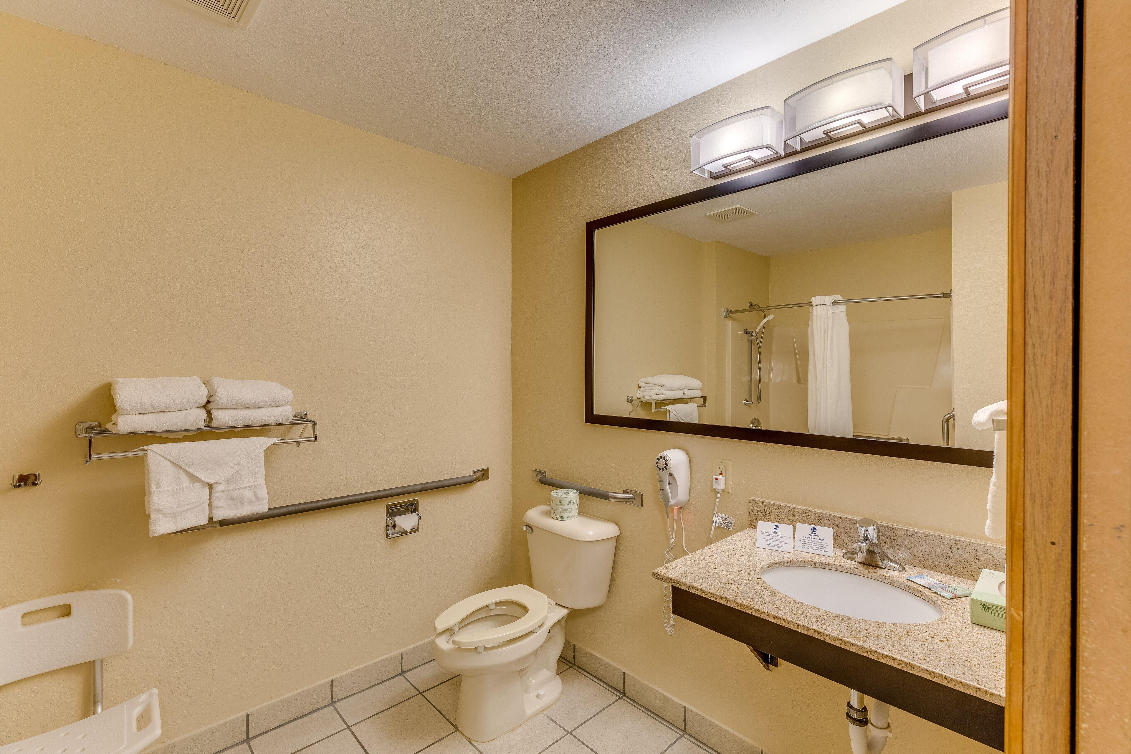Two-Bedroom Suite Mobility Accessible Roll Shower Non-Smoking