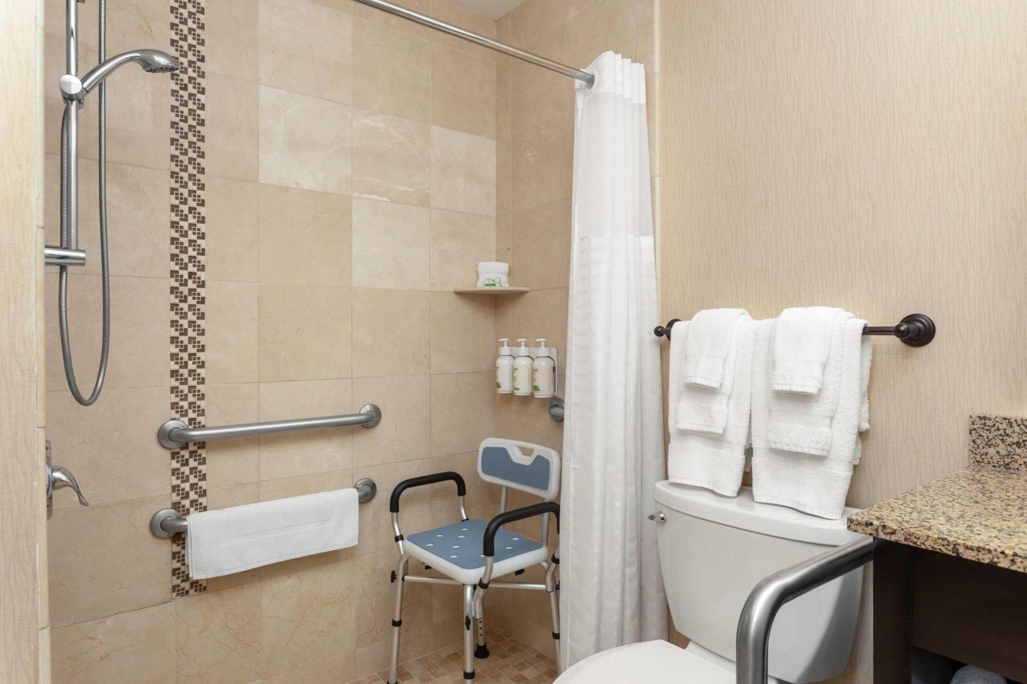 2 Queen Beds One-Bedroom Suite Non-Smoking Mobility Accessible Grab Bars