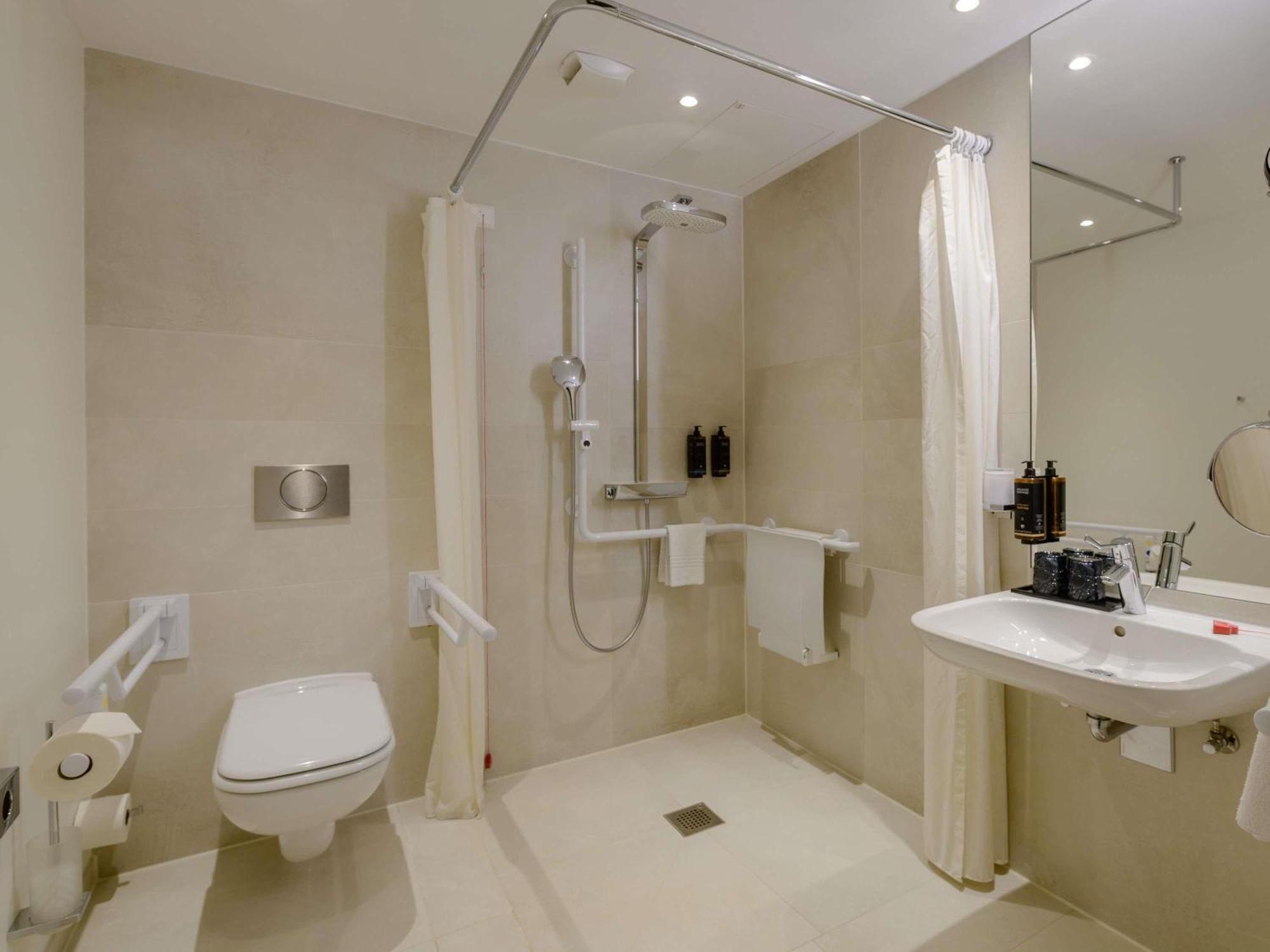 Standard Queen Room Accessible Bathroom