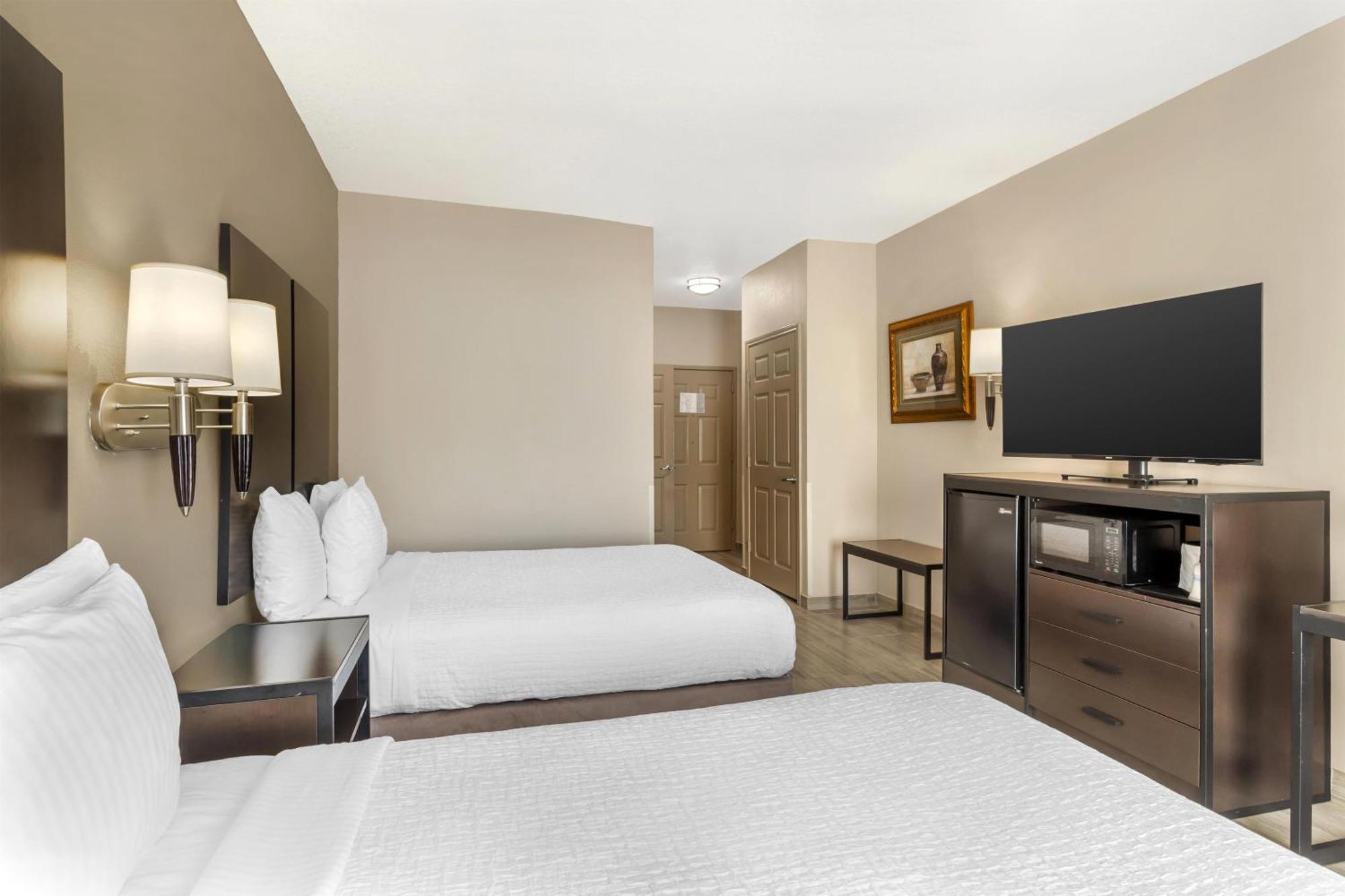 Queen Room Two Queen Beds Roll Shower Mobility Access or Communication Assistance or Non-Smoking
