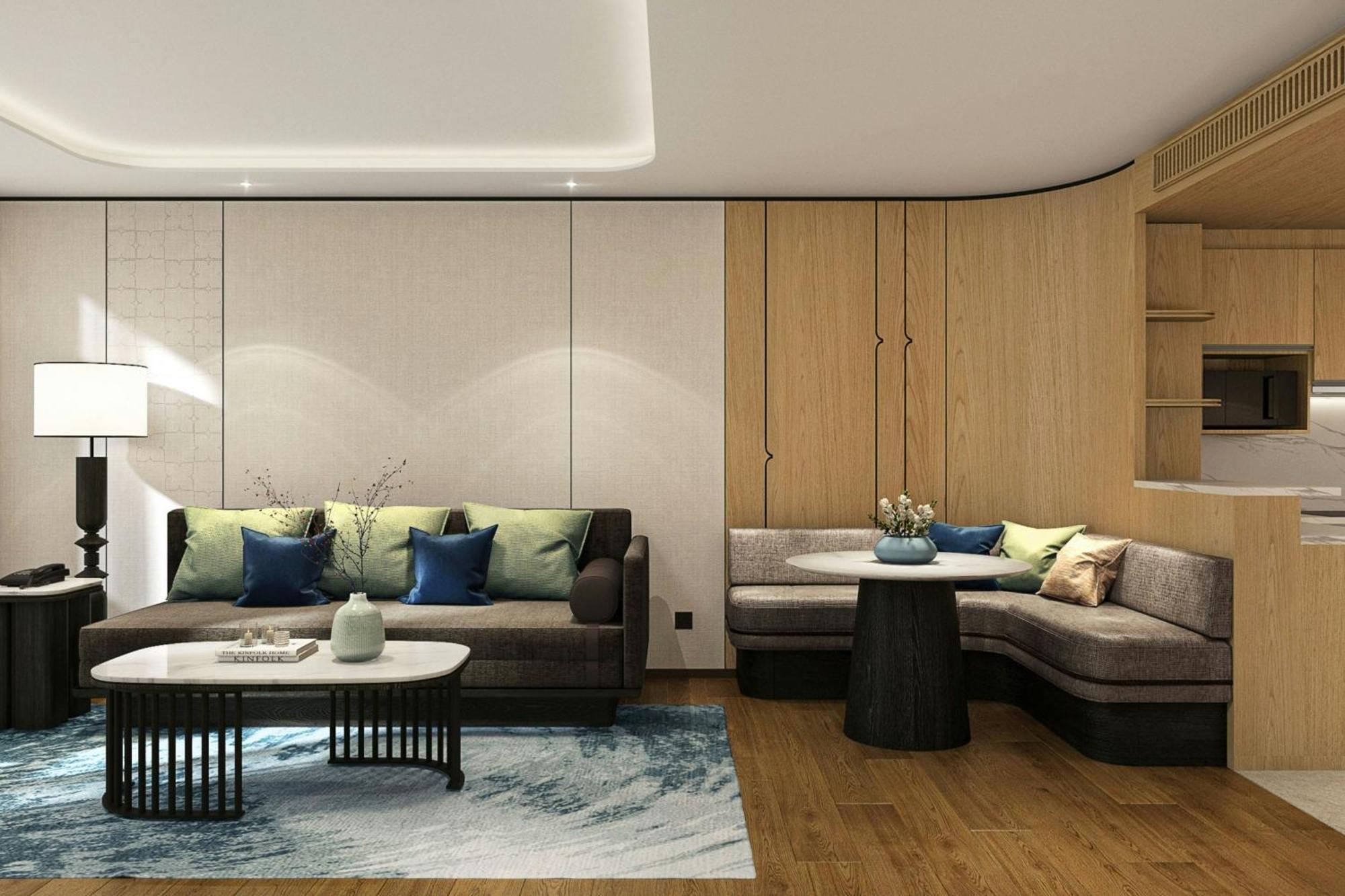 Premium Suite met 1 slaapkamer en Uitzicht op de Stad