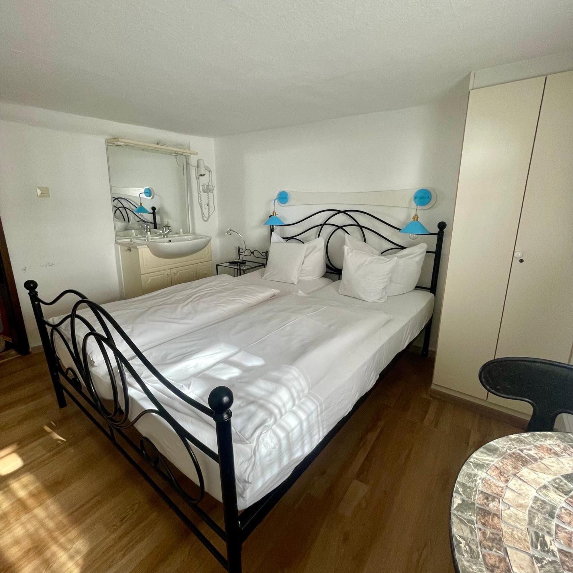 Double Room ceiling height 2 meters external shared WC Shower