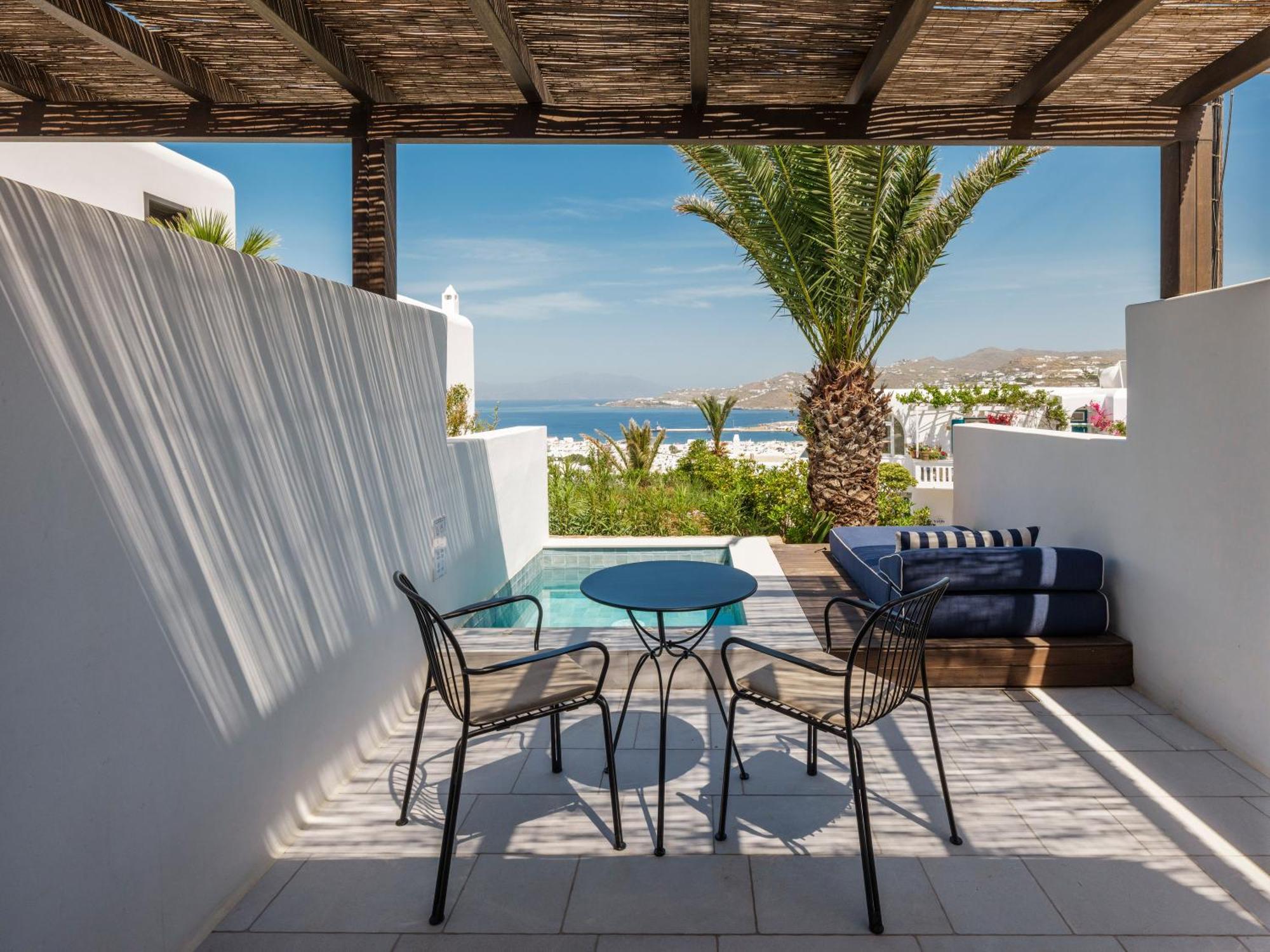 Island Suite Sea View Outdoor Hot Tub