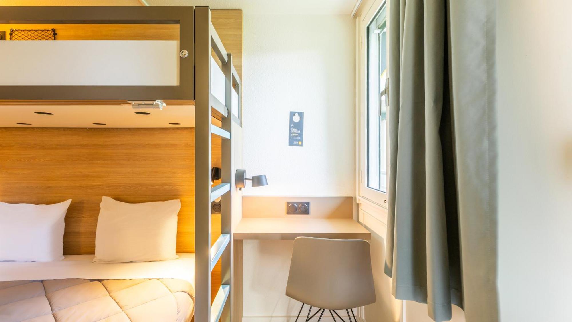 Standard Queen Room One Bunk Bed