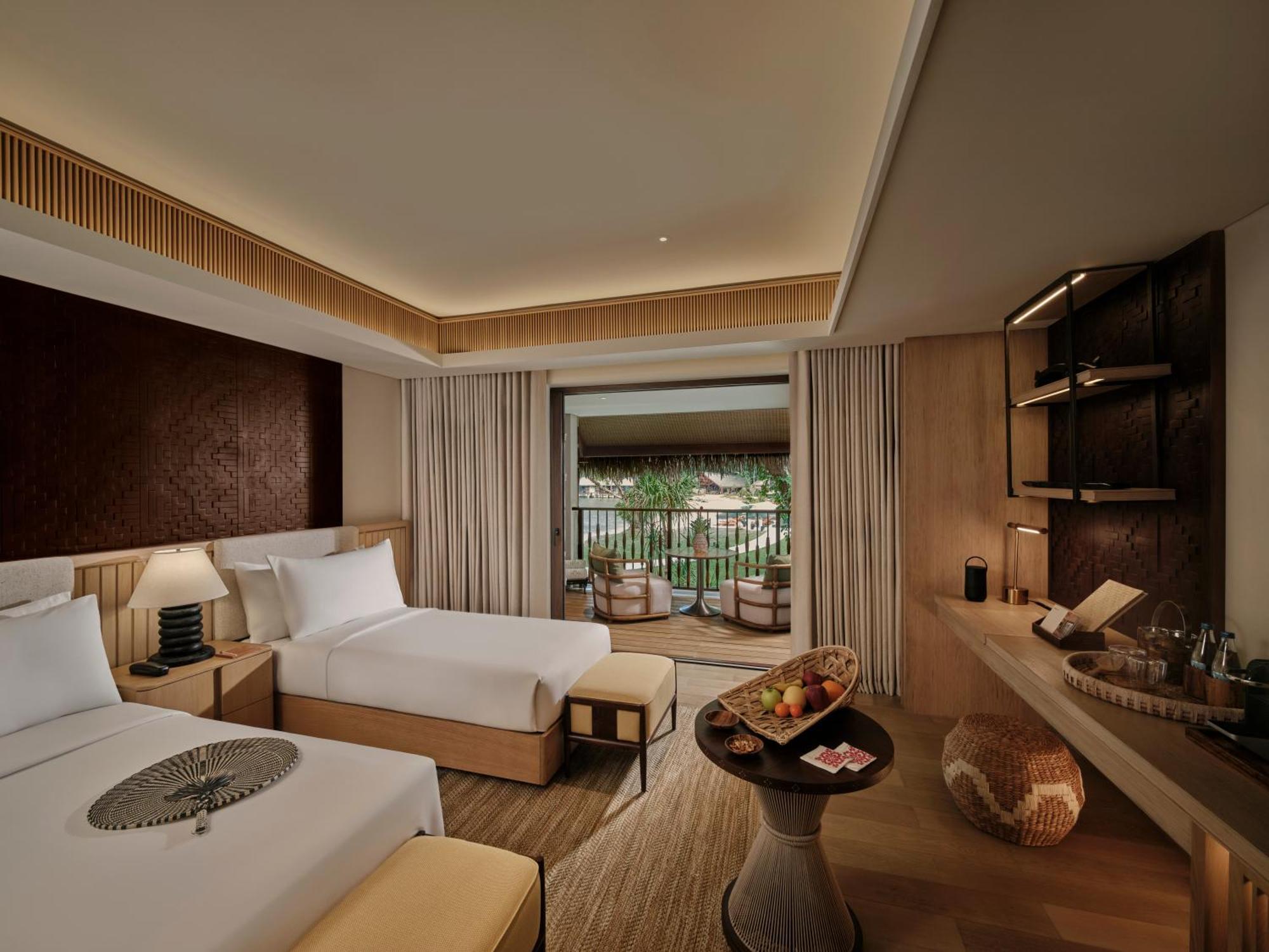 2 Single Beds Forest Room