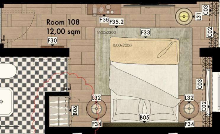Tiny Double Room