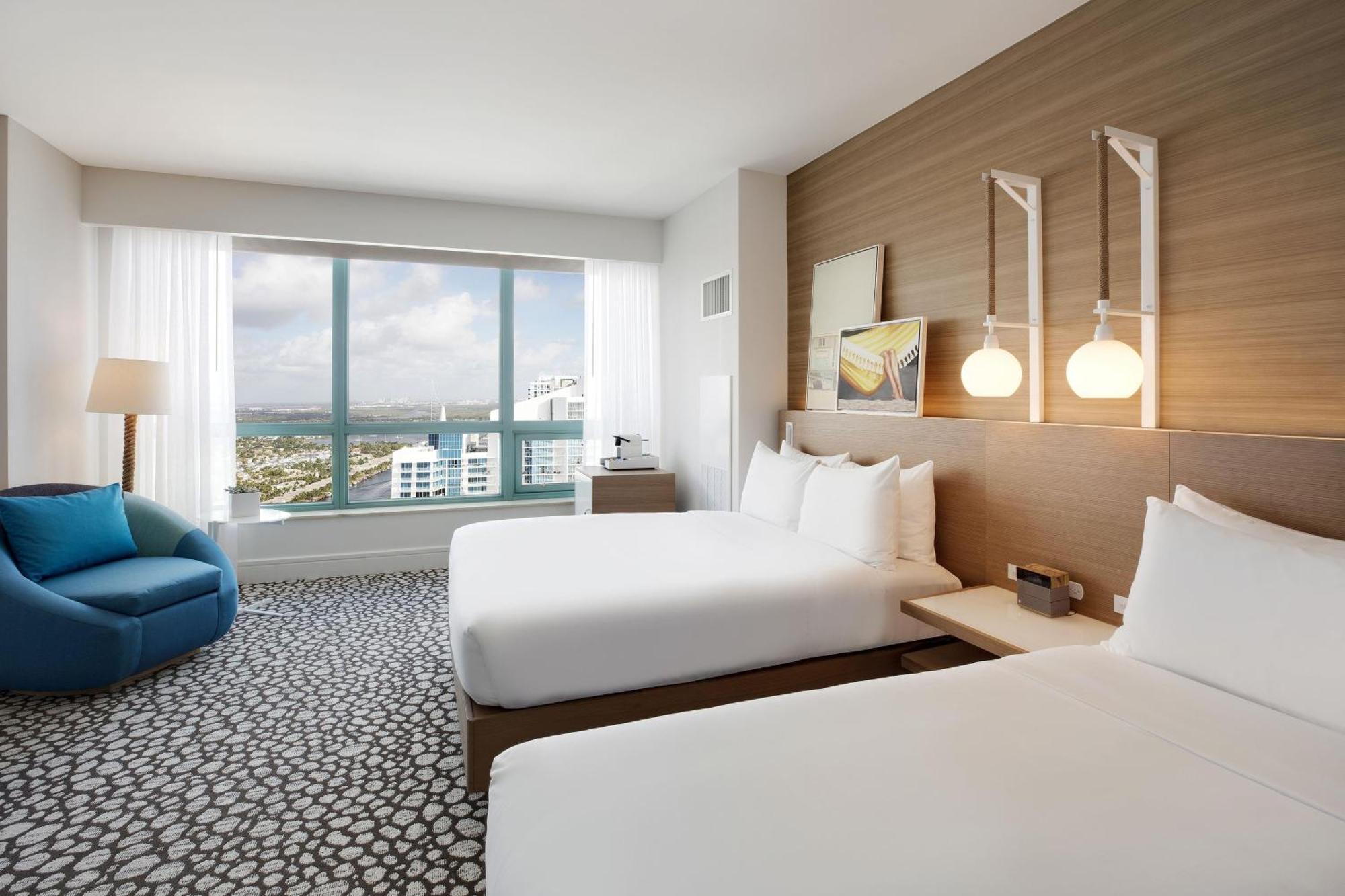 Double Room Two Double Beds Partial Ocean View