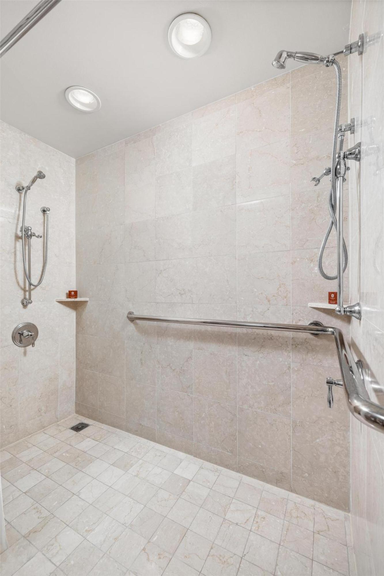 Deluxe Double Room Two Double Beds Roll Shower Mobility Access