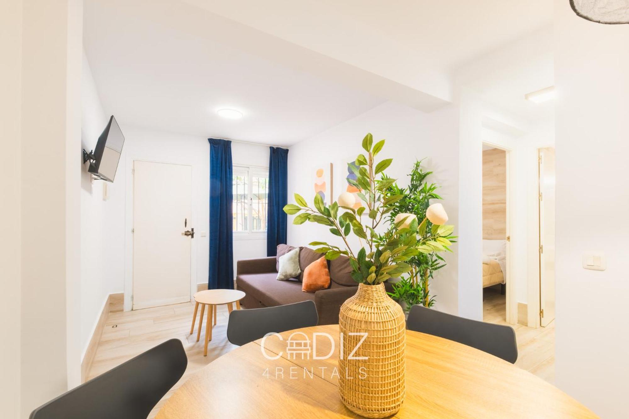 Apartment mit 1 Schlafzimmer und Garten
