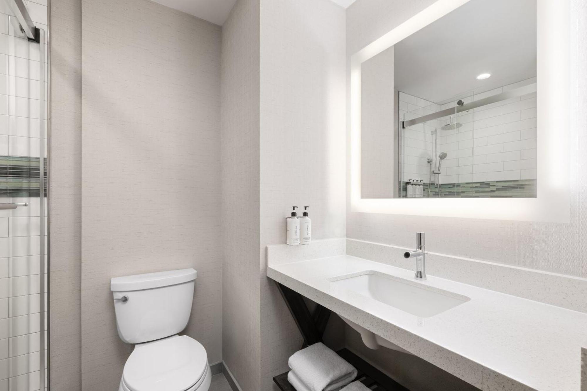 Standard King Room Walk Shower