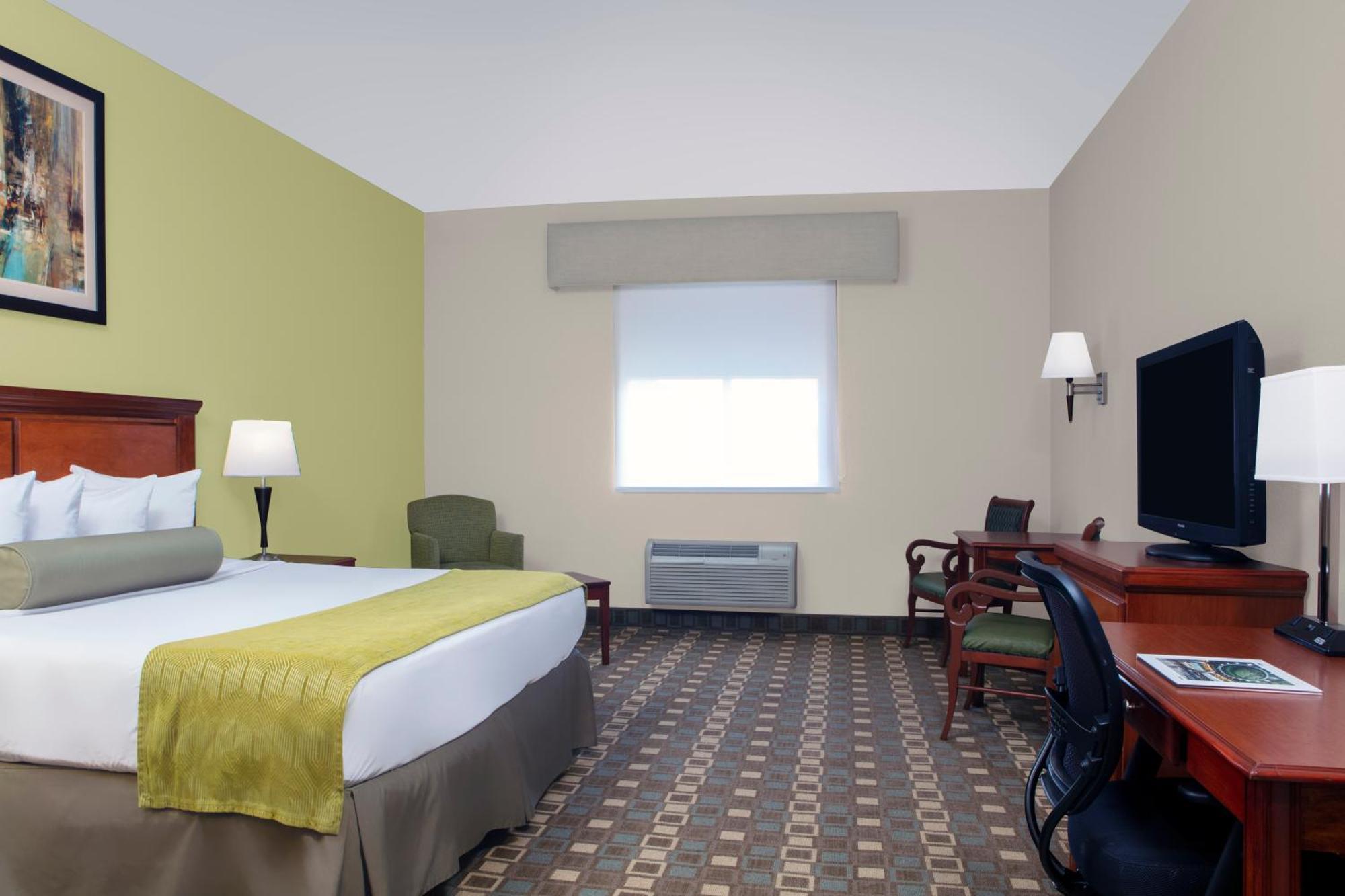 Chambre Lit King-Size avec Douche Accessible en Fauteuil Roulant - Adaptée aux Personnes à Mobilité Réduite