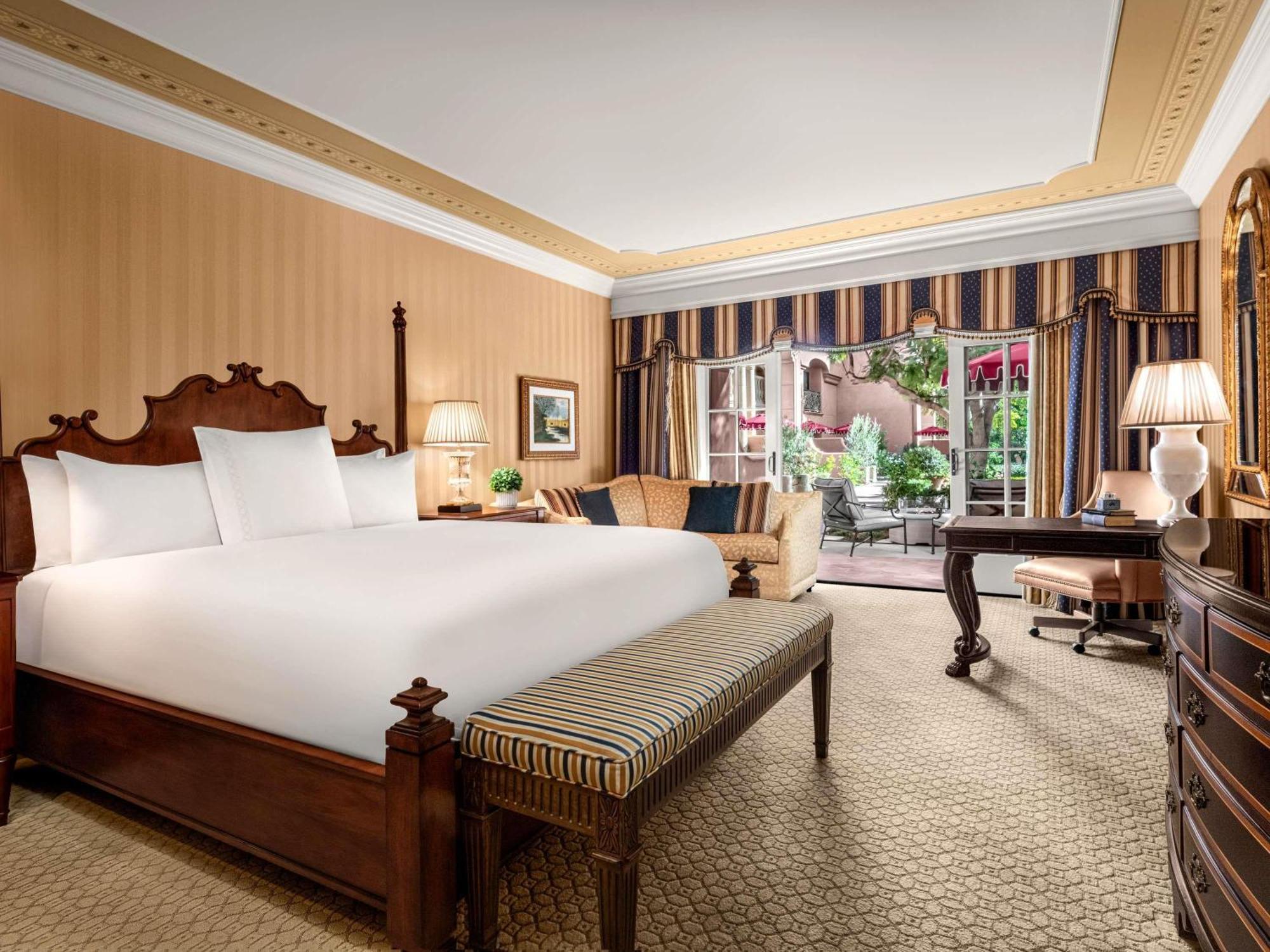 Deluxe King Room Private Fireside Terrace Resort View