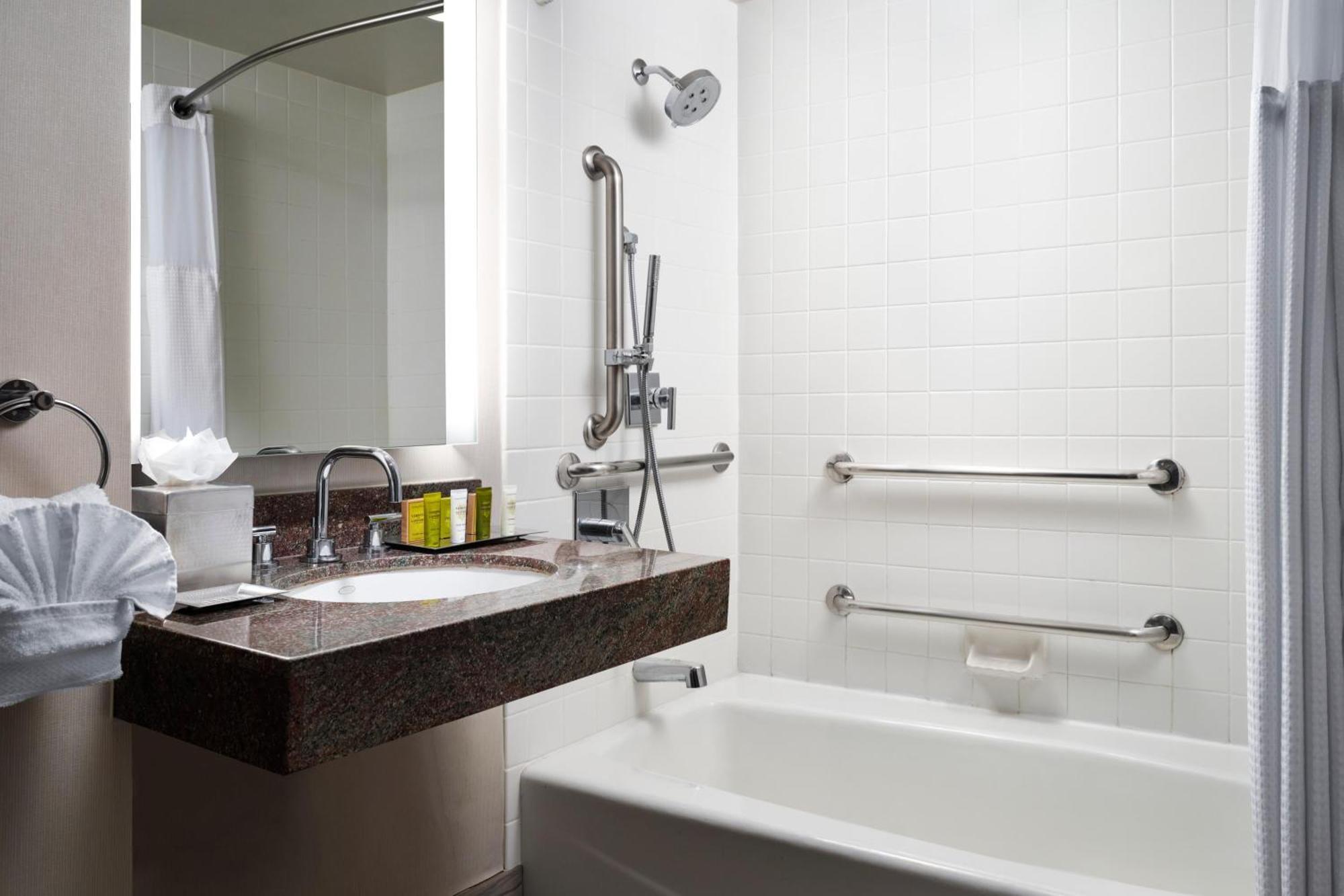 King Room Bath Tub Hearing Disability Accessible