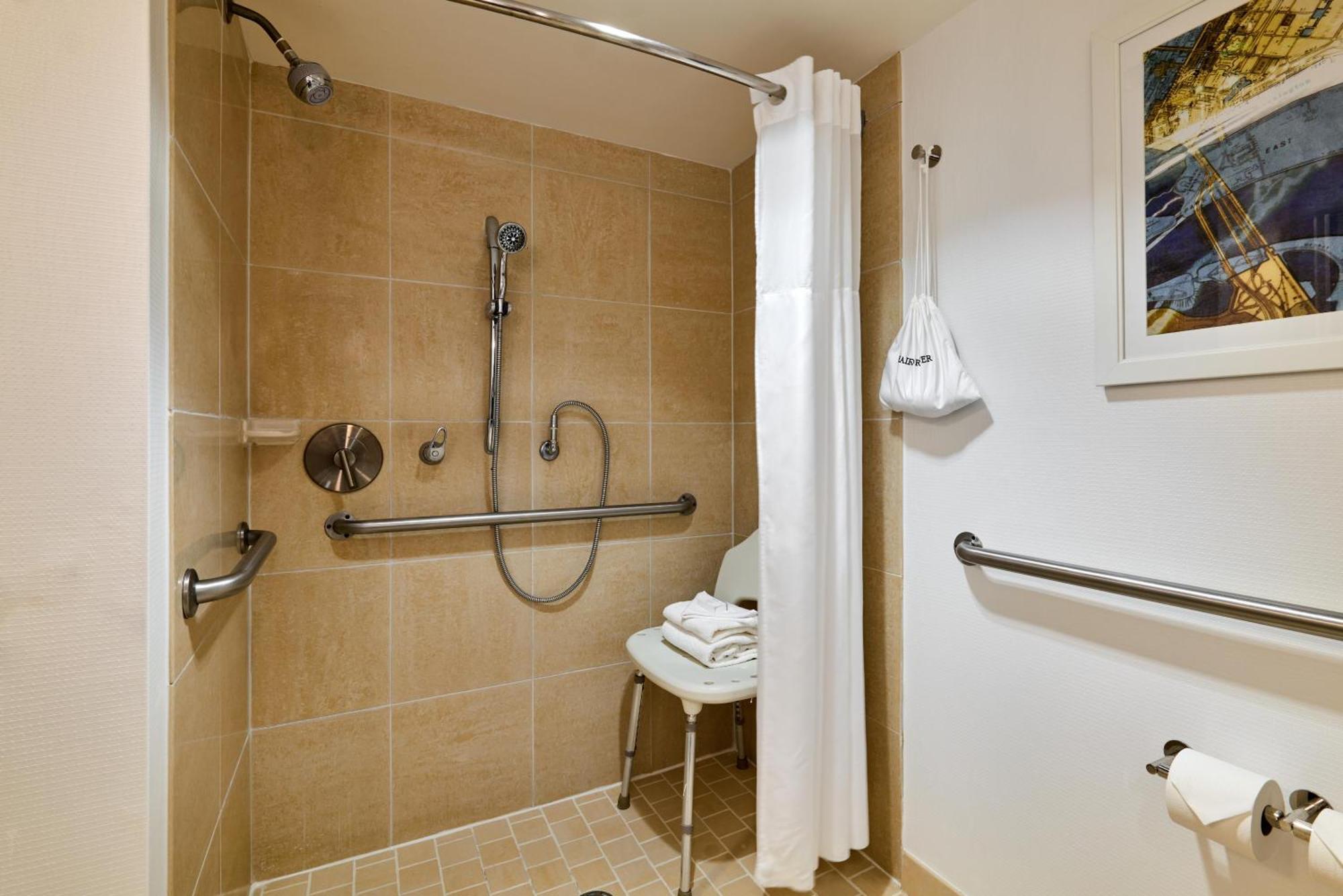 Double Room Two Double Beds Roll Shower Mobility Hearing Access or Non-Smoking
