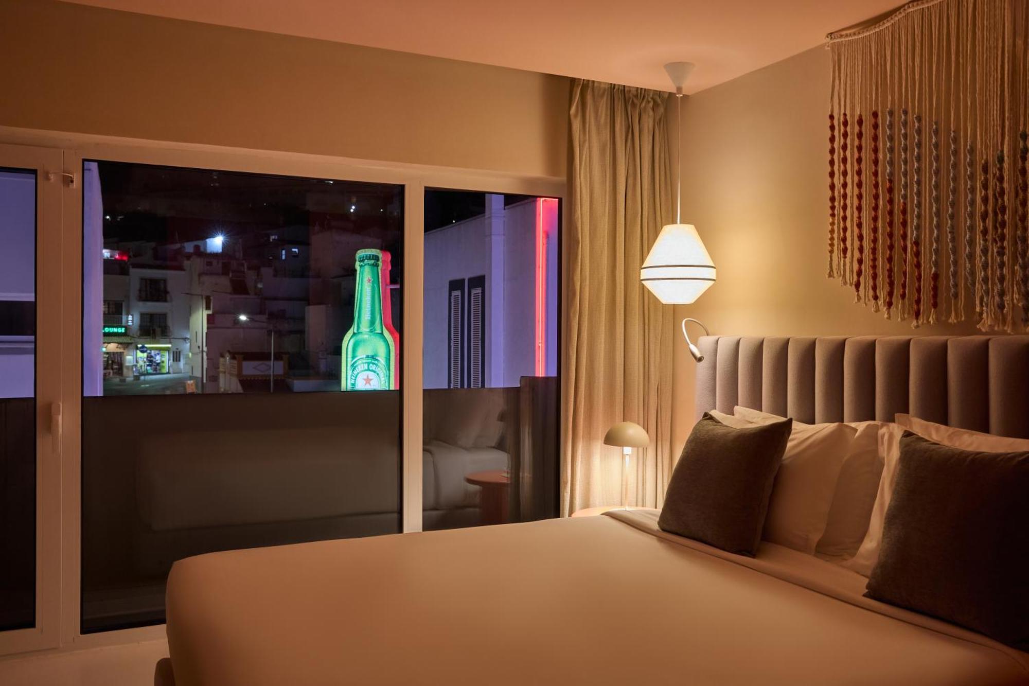 Standard Double Room Street Light View