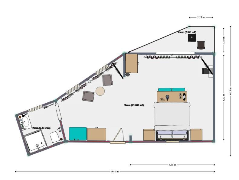 Double or Twin Room above music club