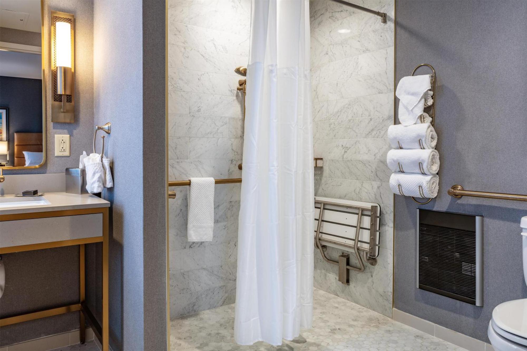 Deluxe King Room Tub Mobility Hearing Access