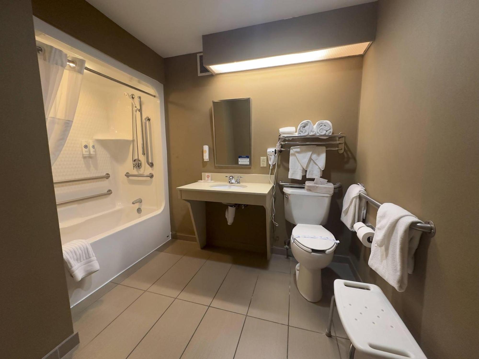 King Suite Accessible Bath Tub Non-Smoking